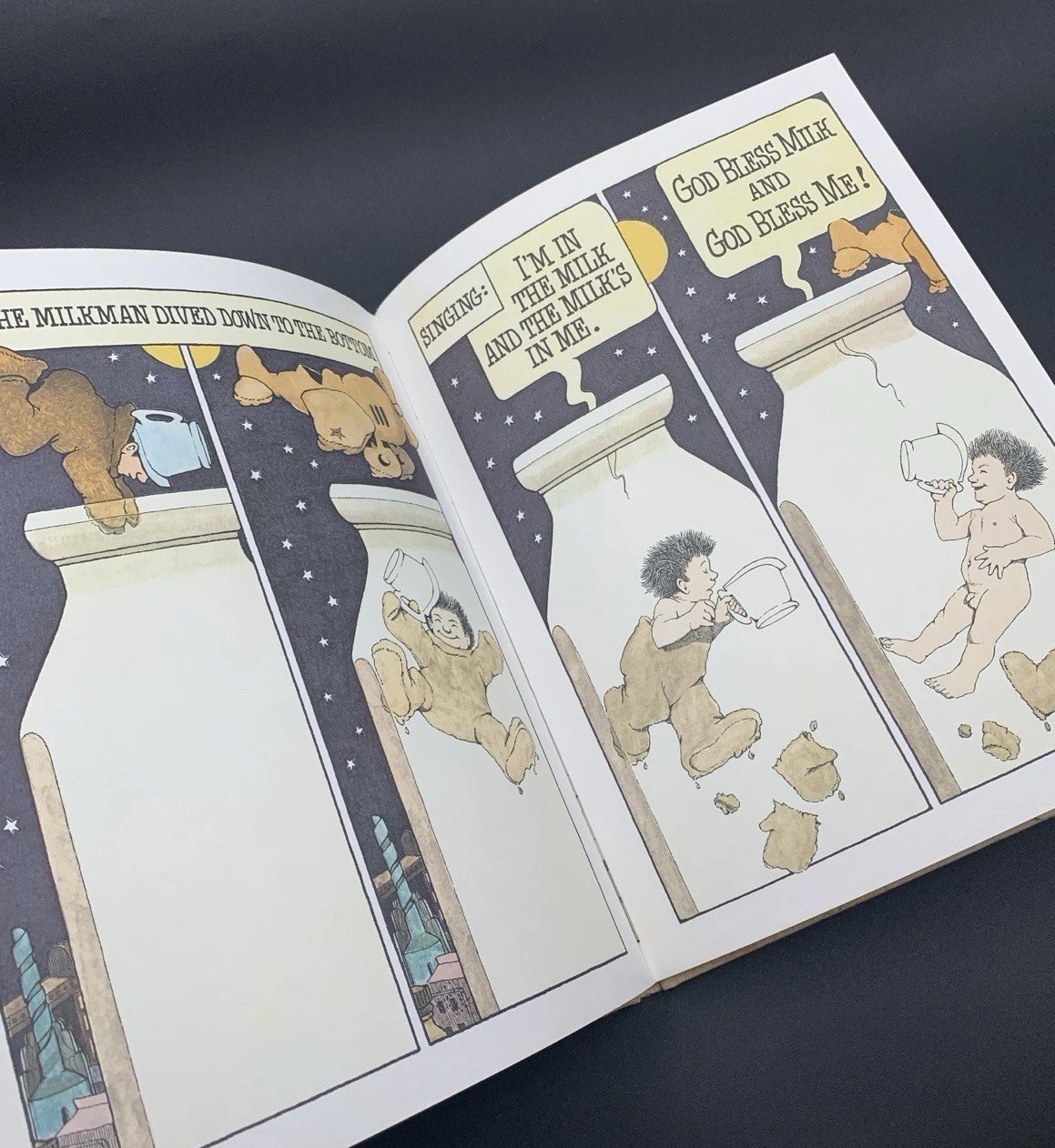 In The Night Kitchen By Maurice Sendak 1970 (1st Ed Uncensored) White Cloth HCDJ