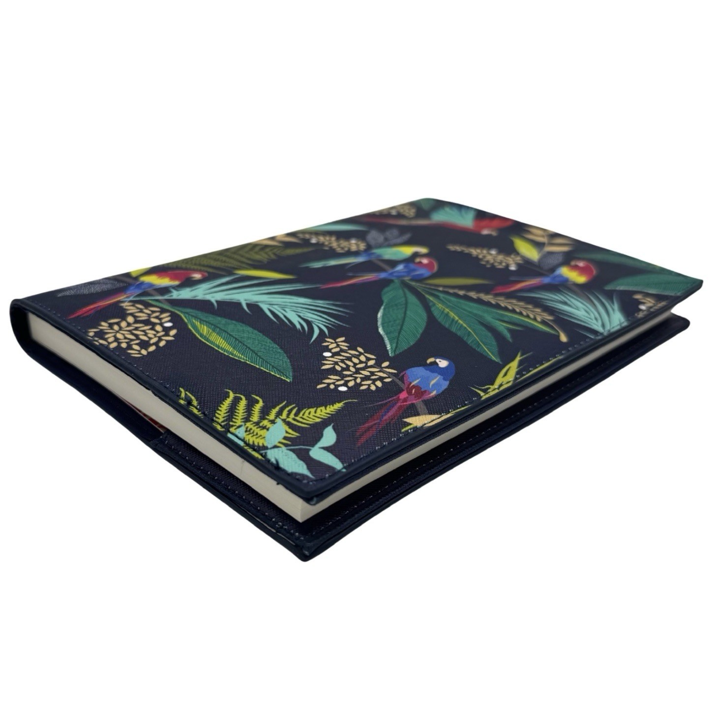 Brand New Sara Miller London Designed Fabric Journal Tropical Parrots 160 Pages
