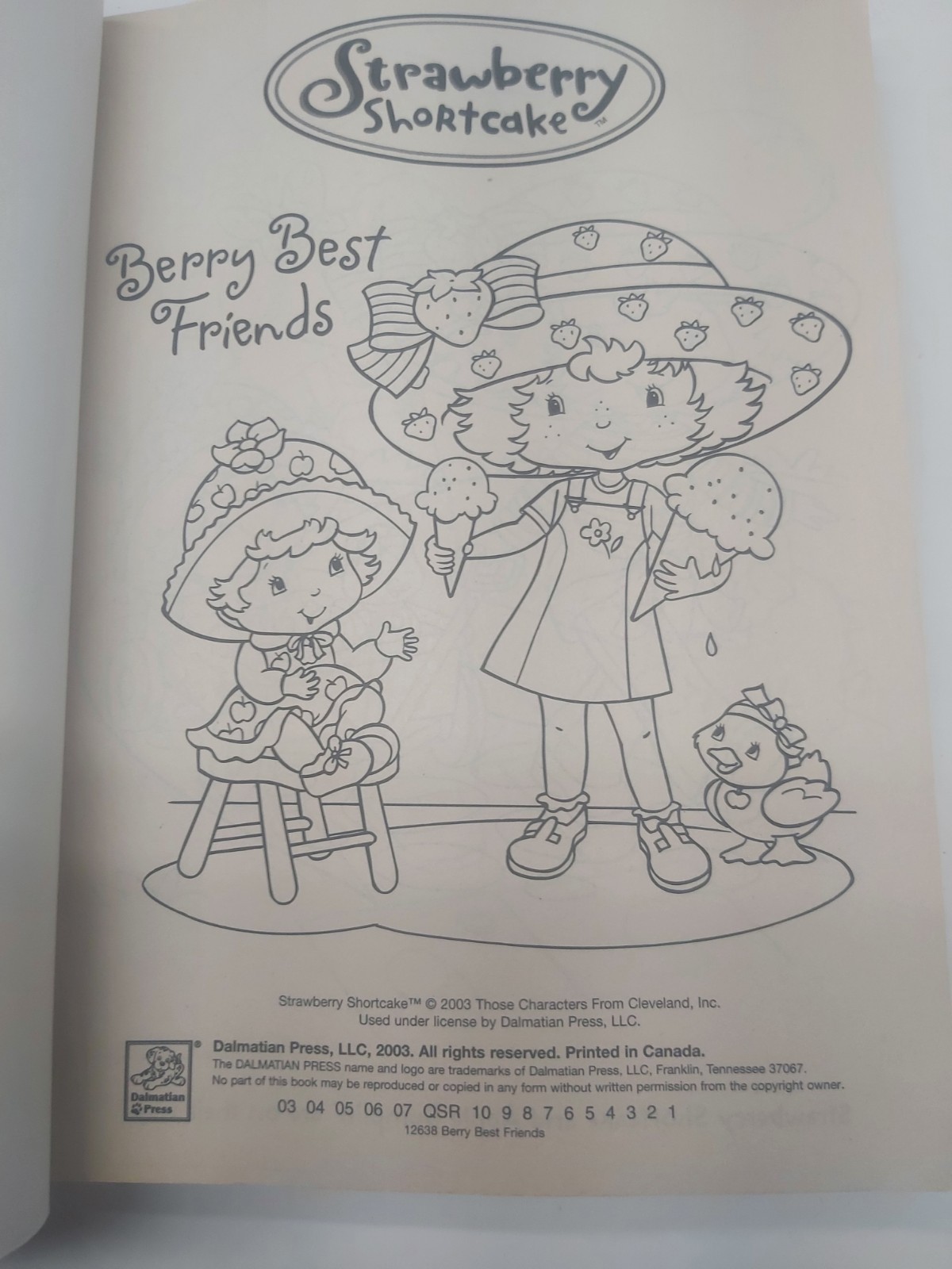 Strawberry Shortcake 400 Pages of Coloring Fun ( Berry Best Friends) Dalmatian
