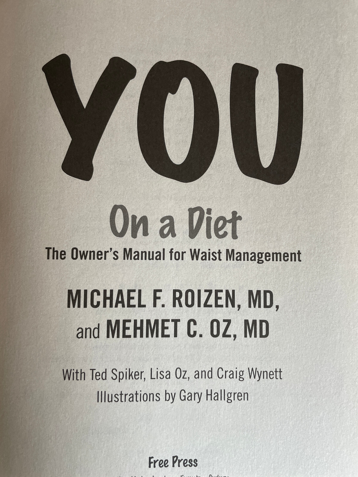 Michael Roizen & Mehmet Oz “You” books LOT of 4 books (2005-2007) medical health