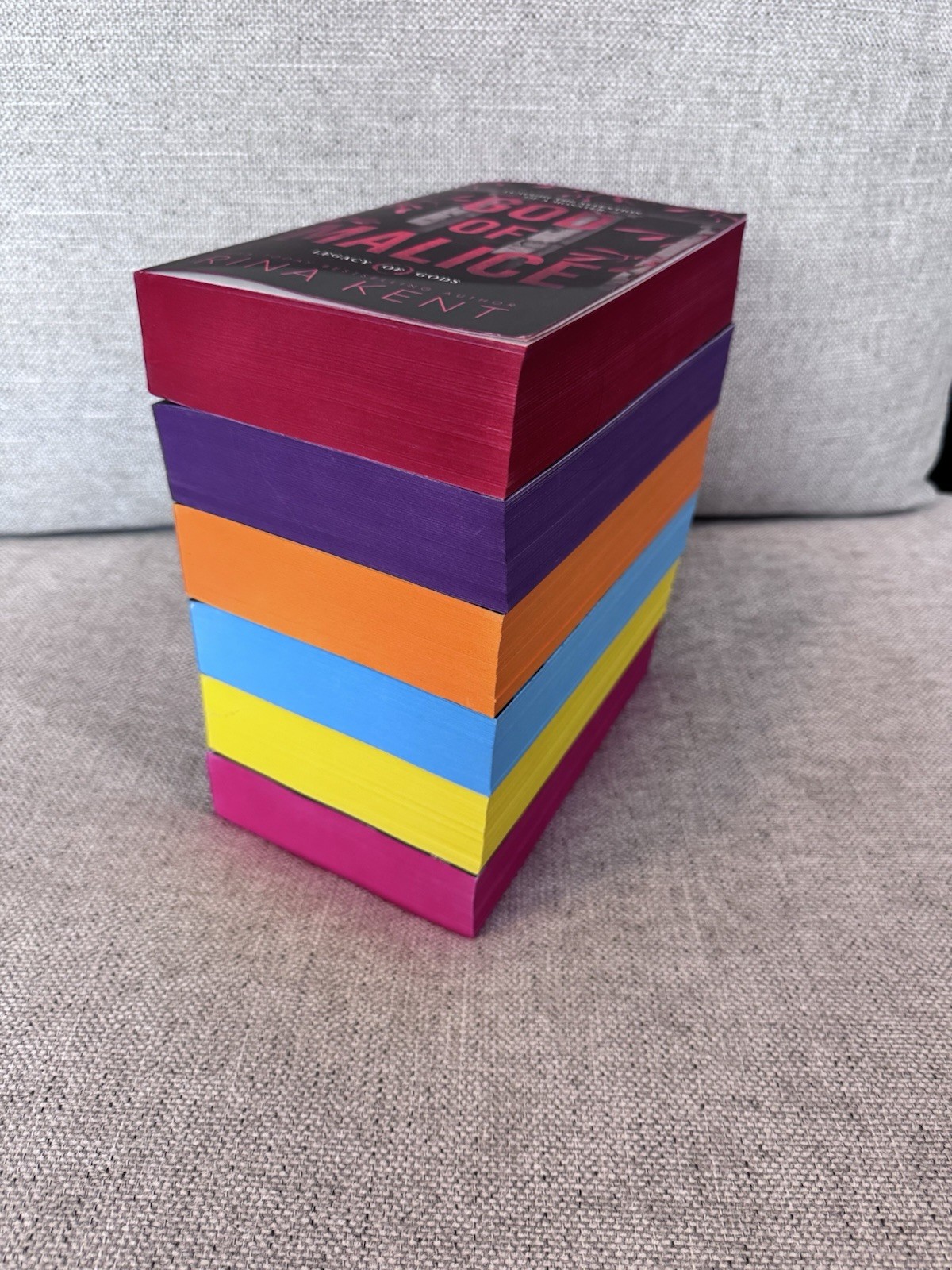 Legacy of Gods Rina Kent Deluxe Sprayed Edge Editions. Signed New God Of Malice