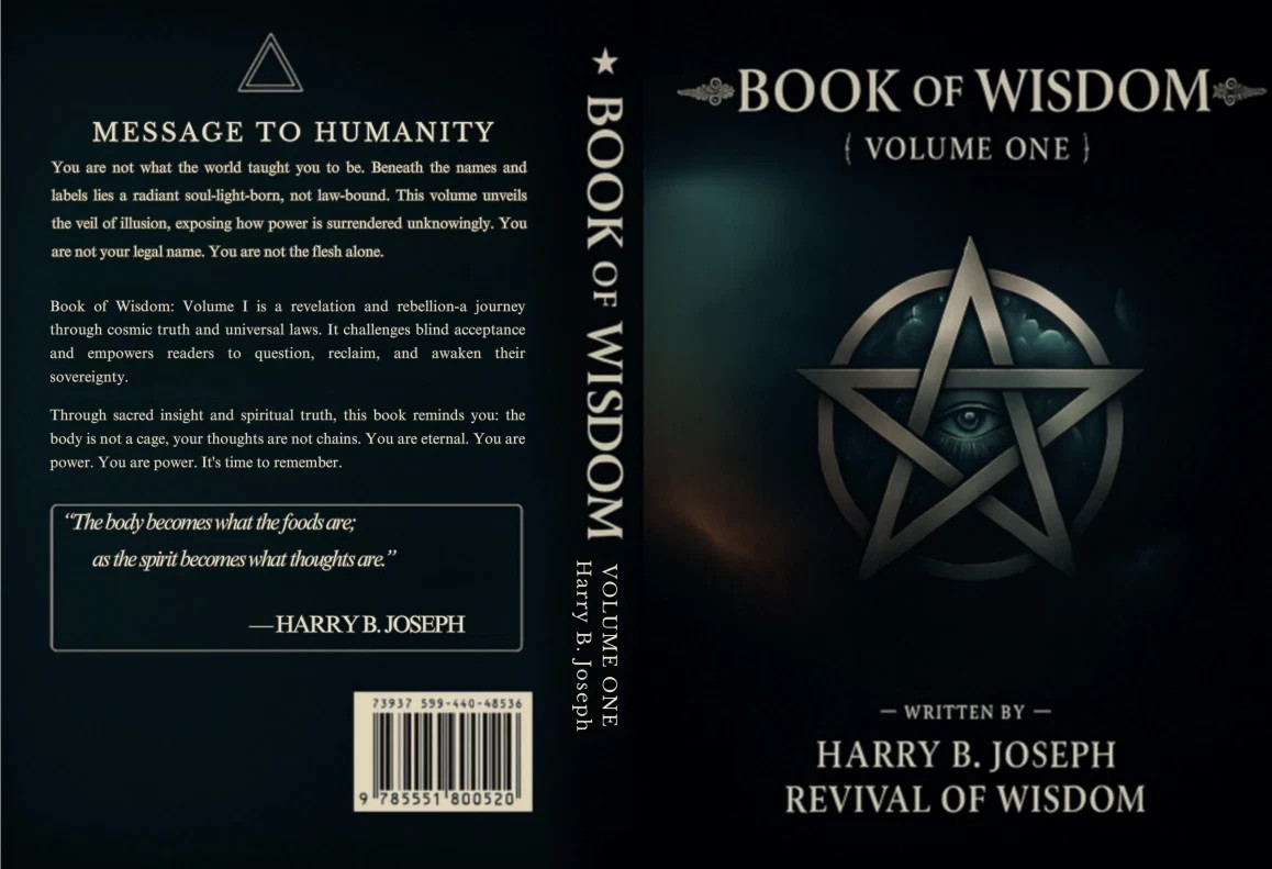 Book of Wisdom Volumes 1 & 2 by Harry B. Joseph 2-Book Spiritual Set USA Stock