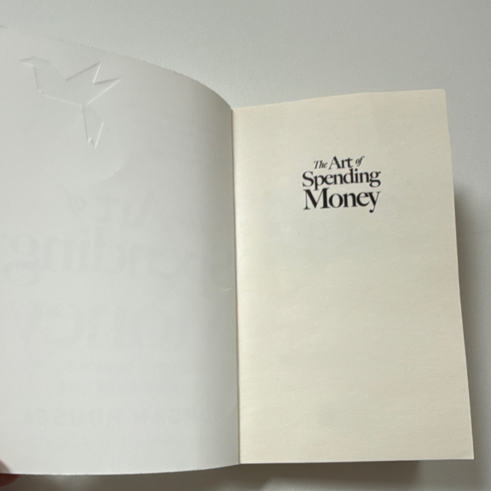 The Art of Spending Money by Morgan Housel, Paperback, Personal Finance, 2020s