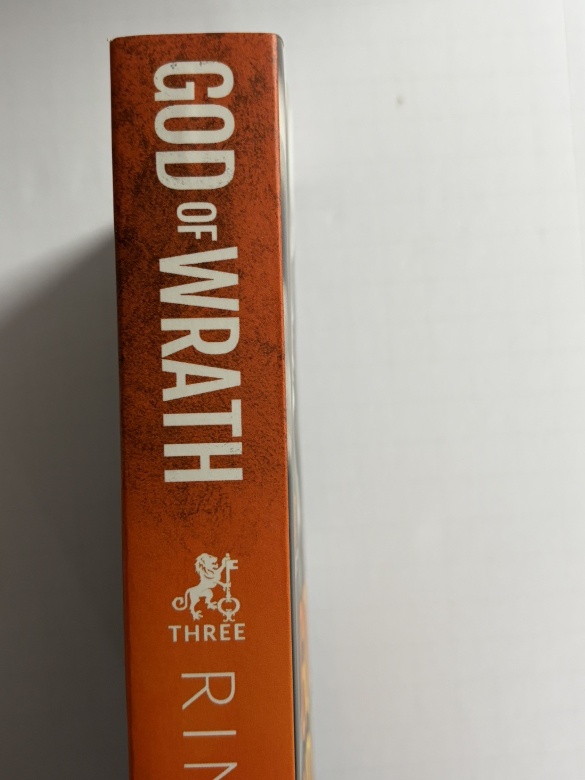 God of Wrath (Legacy of Gods Book #3) by Rina Kent .. 2022 1st Ed TRD PBK .. OOP