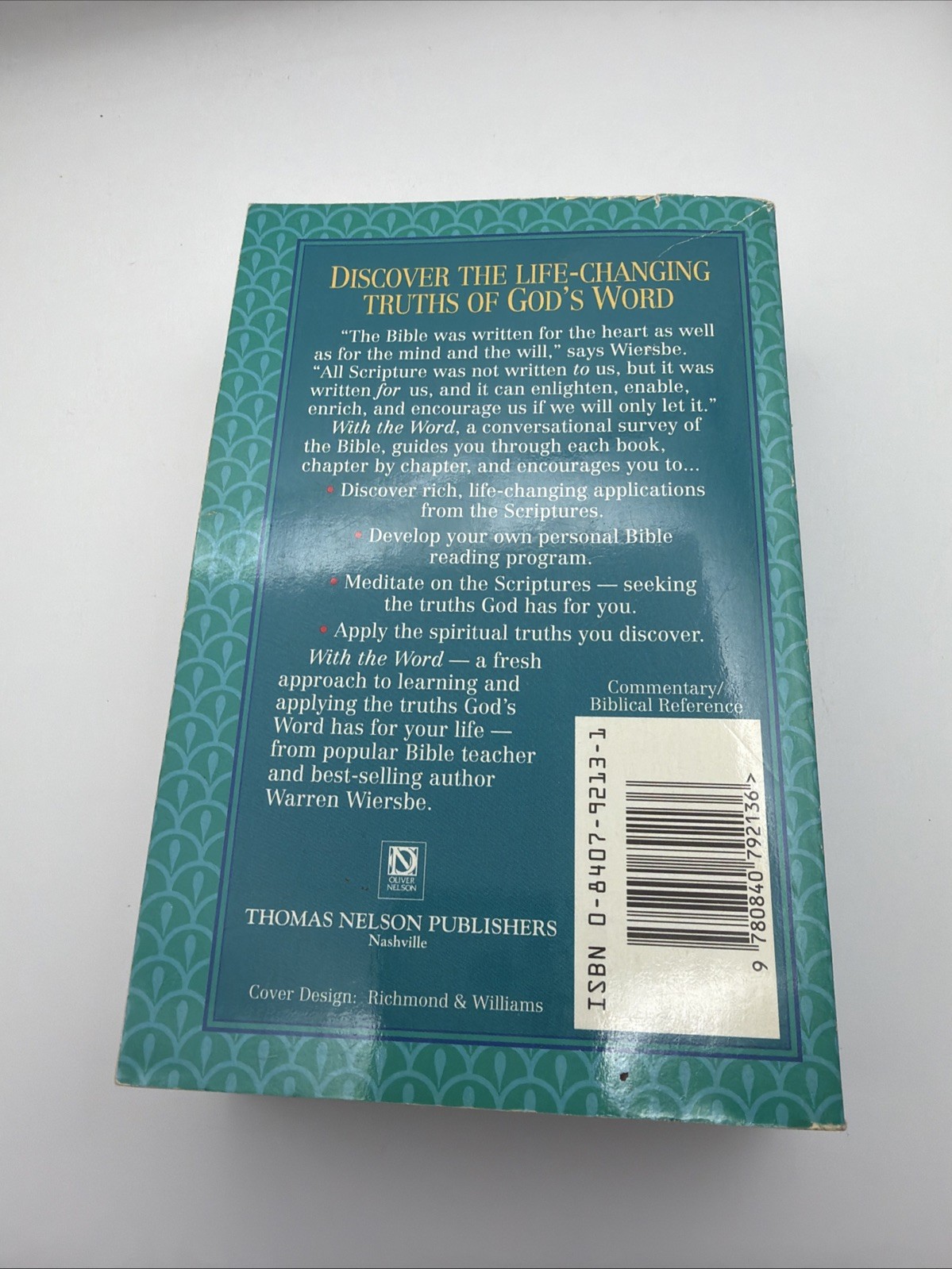 With the Word: The Chapter-by-Chapter Bible Handbook – Wiersbe, Warren W.
