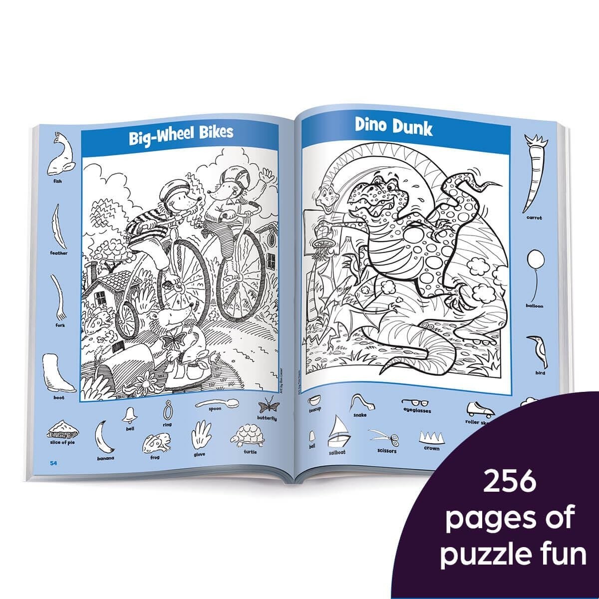 Funny Seek and Find Challenges for Kids: Jumbo Hidden Pictures Book 256 Pages