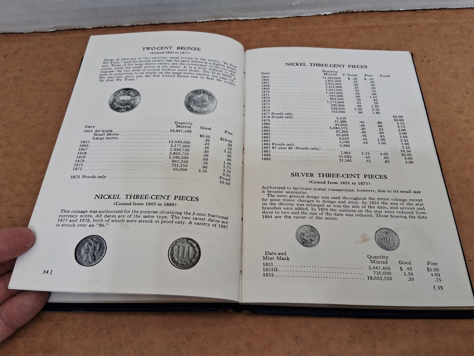 Blue Book – Handbook of United States Coins – 16th Edition *1959 w/Premium Lists