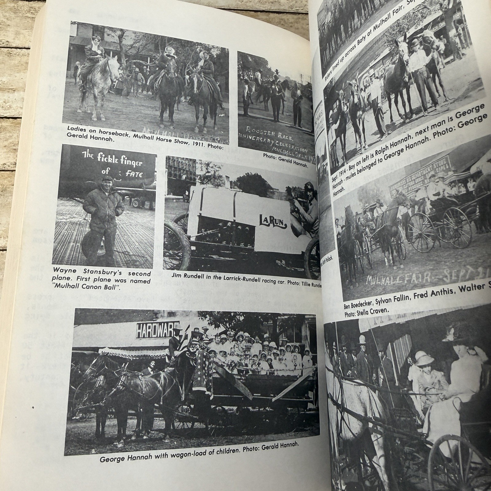 A History of Mulhall Oklahoma 100 Yesteryears 1988 First Edition Genealogy Photo