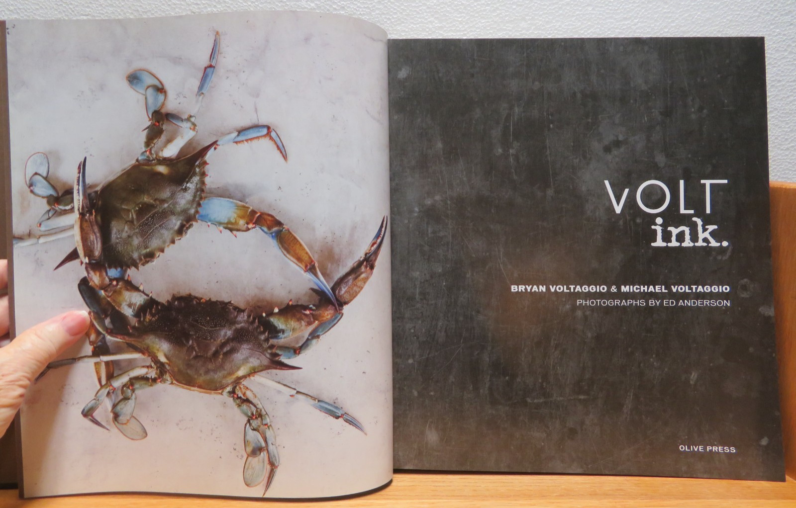 VOLT Ink : Recipes, Stories, Brothers by Bryan & Michael Voltaggio 2011 signed