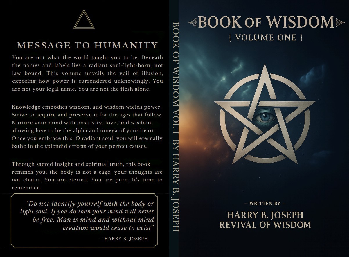 Book of Wisdom Volumes 1 & 2 by Harry B. Joseph -Paperback Bundle