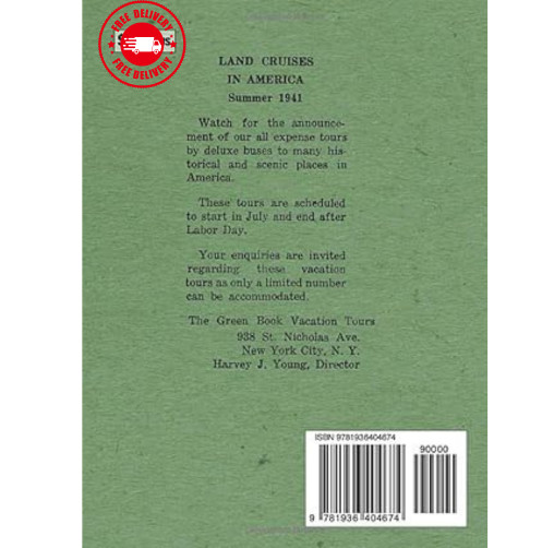 The Negro Motorist Green Book Travel Guide Original Paperback High Quality 1940