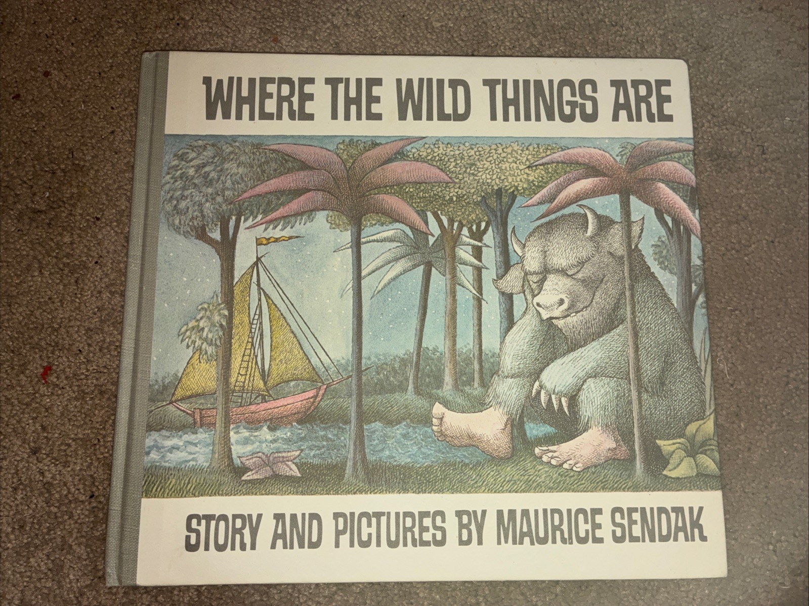 Where The Wild Things Are by Maurice Sendak Hardcover First Edition/1st (1963)
