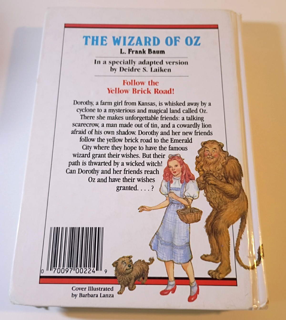 The Wizard of Oz 4 book hardcover lot Frank Baum Great Illustrated Classics