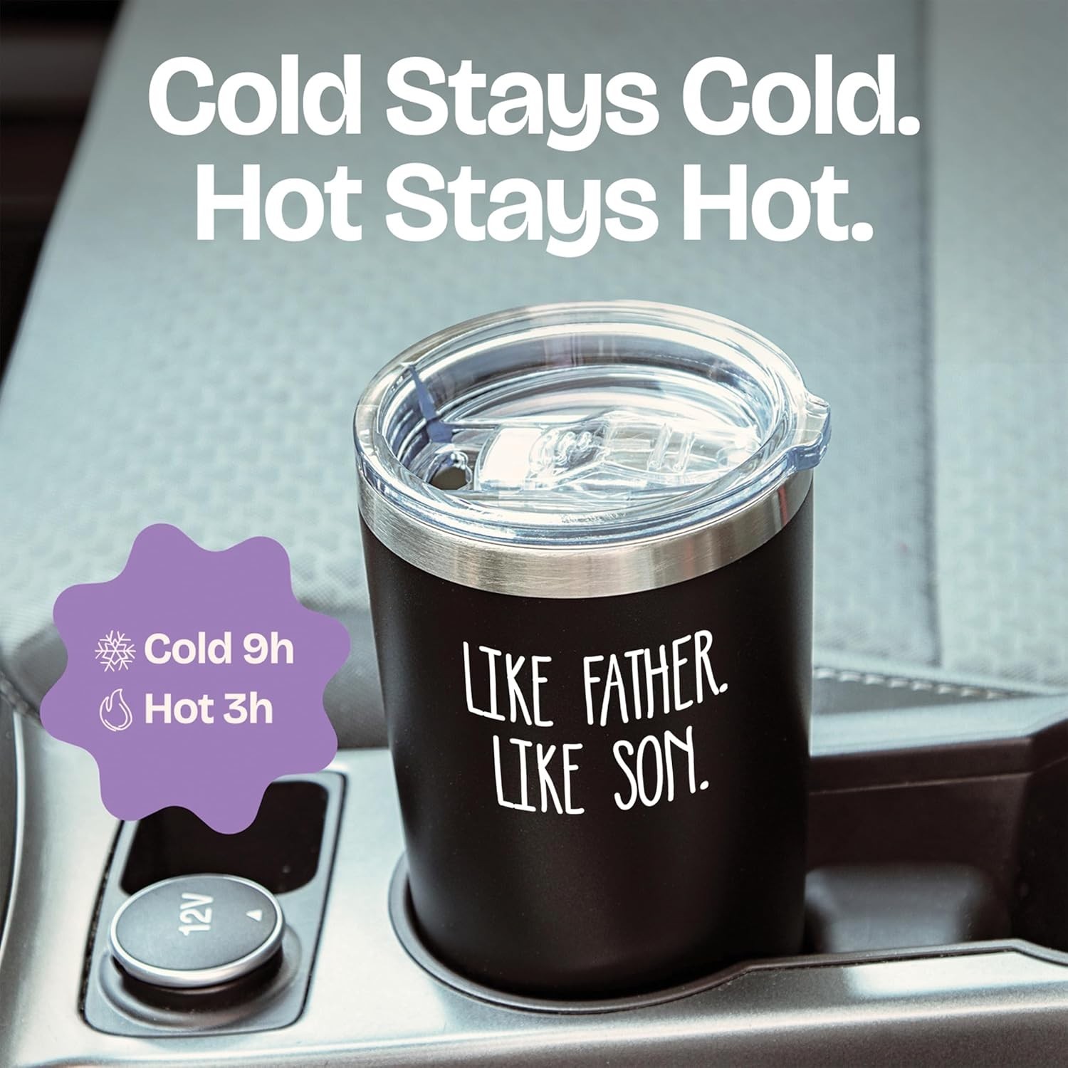 20oz Insulated Tumbler – Perfect Gift for Dads – Like Father Like Son Cup