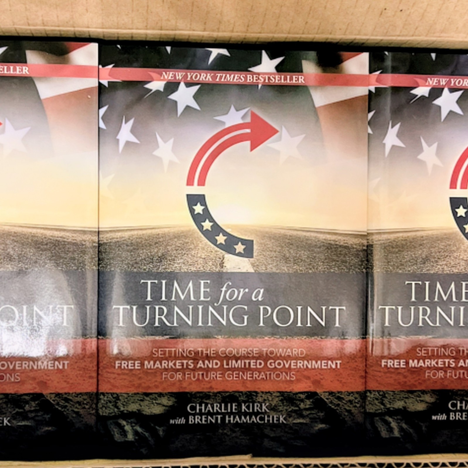 Charlie Kirk Book – Hardcover – Time for a Turning Point: Setting the Course
