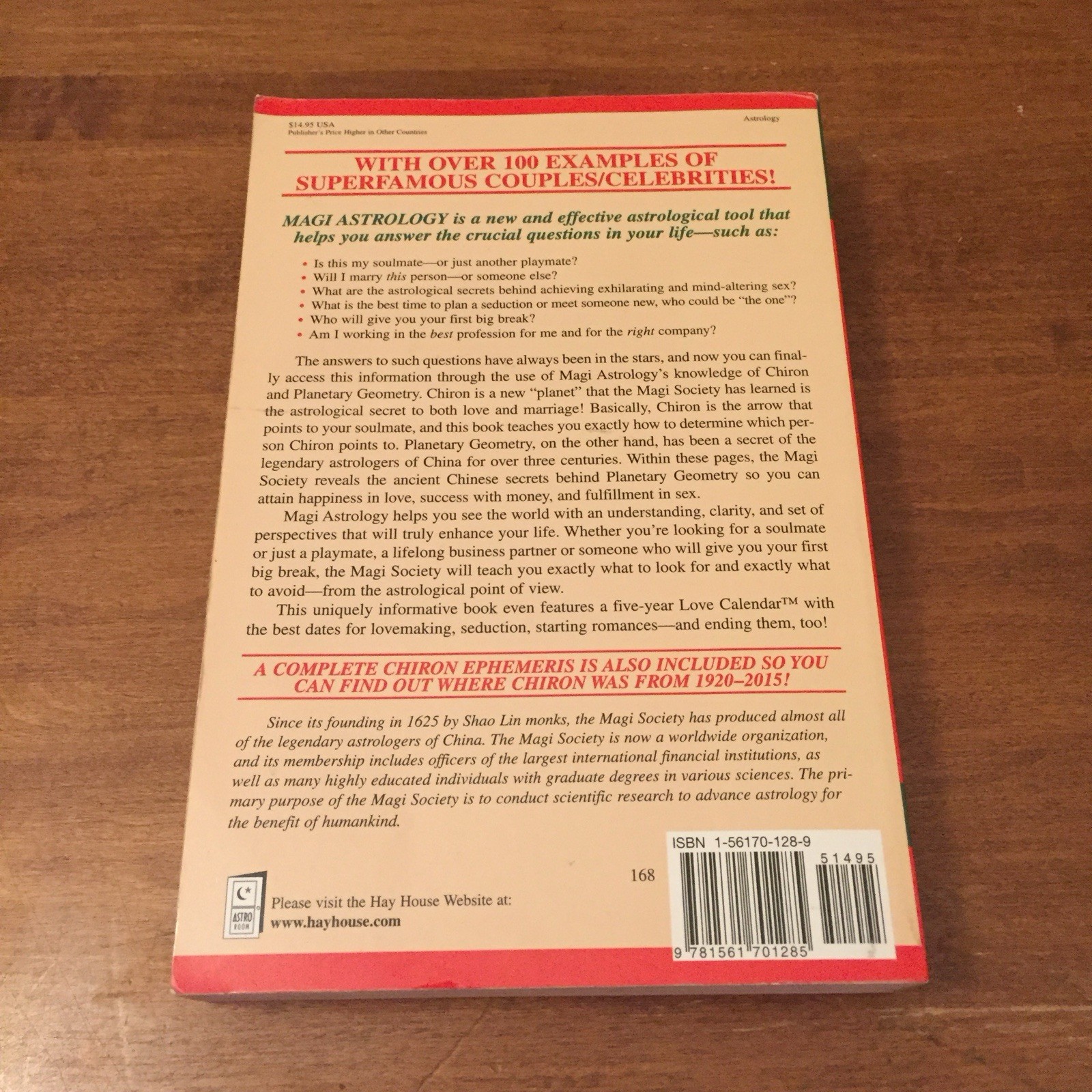 Magi Astrology: The Key to Success in Money and Love 1999 Hay House PB Fair Cond