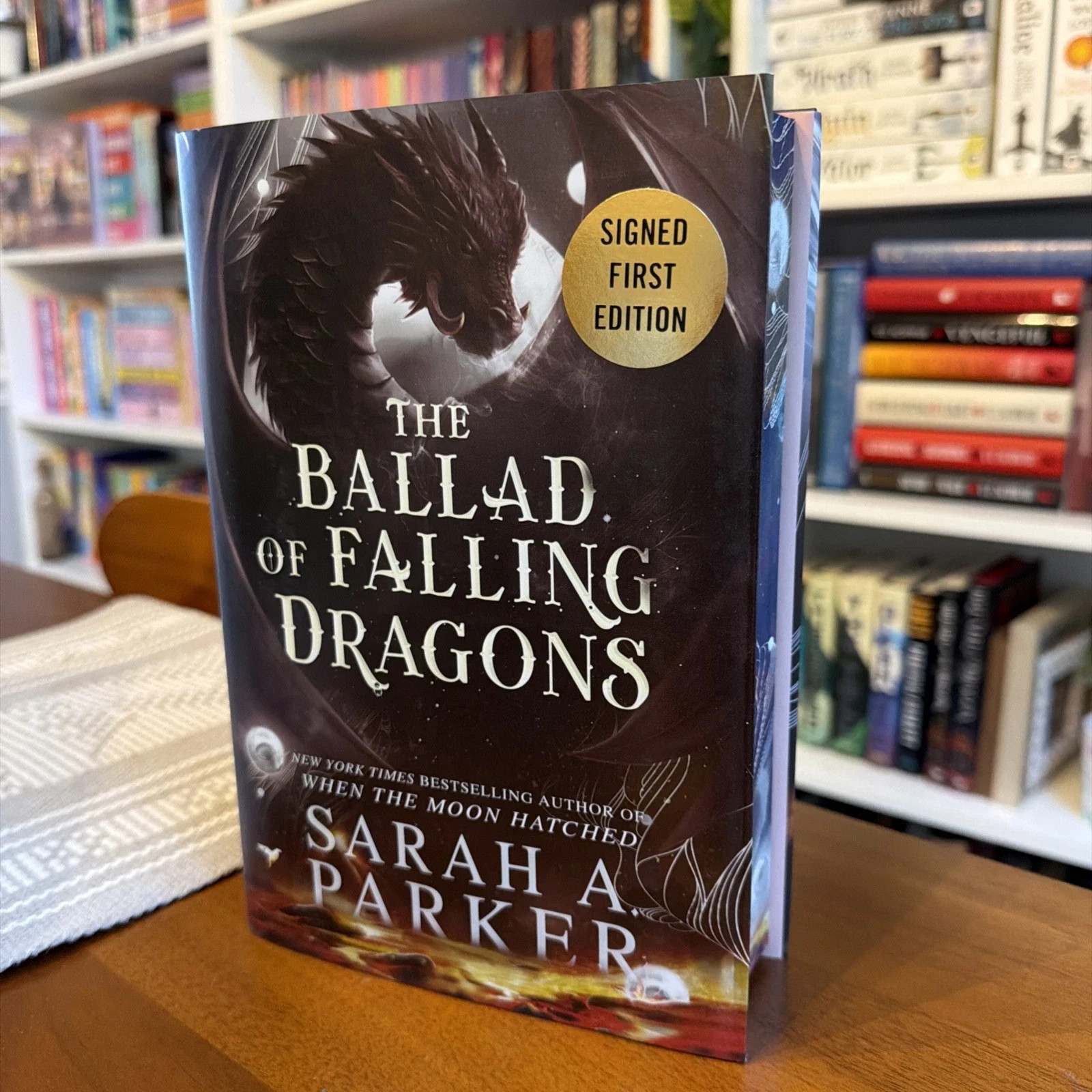 *Signed* The Ballad Of Falling Dragons by Sarah A Parker B&N Deluxe 1st Edition