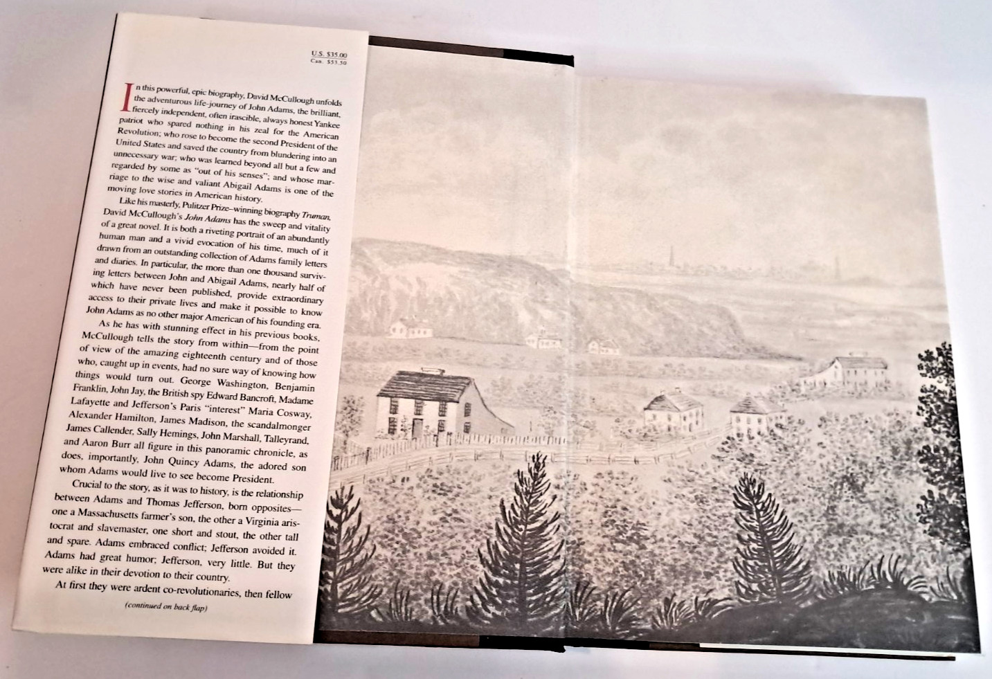 ‘SIGNED’ John Adams by David McCullough (2001) 1st Edition M2