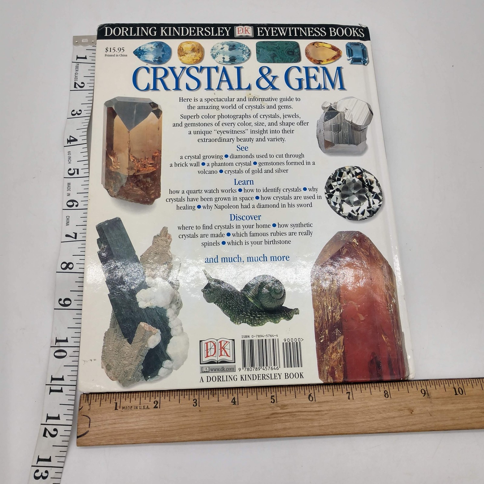 Crystal & Gem Beginner’s Guide Crystals Awareness 3 Book Lot DK PB HC Healing