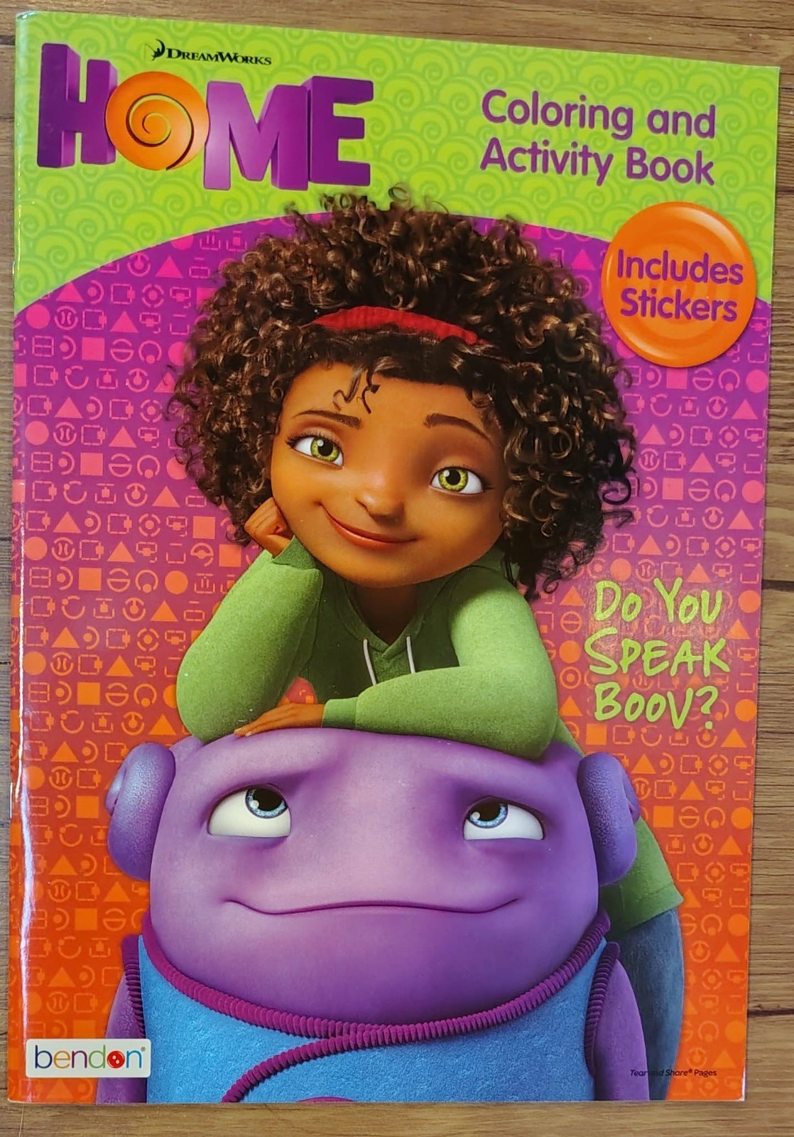 Dreamworks Home Coloring and Activity Book Do You Speak Boov? Stickers 2015