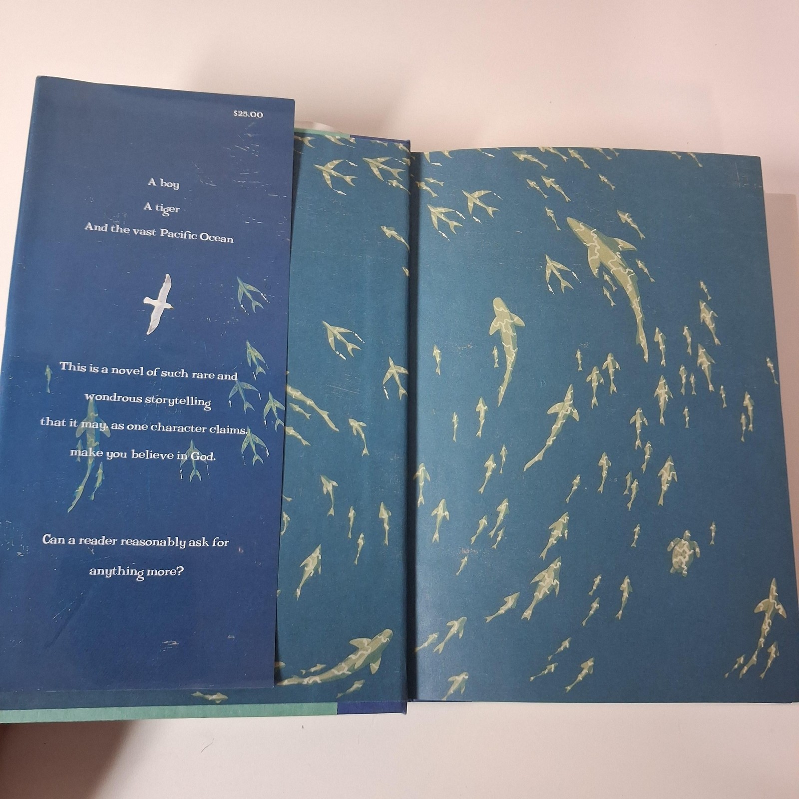 Life Of Pi A Novel Yann Martel Harcourt Blue HC DJ First Edition 2001 USA