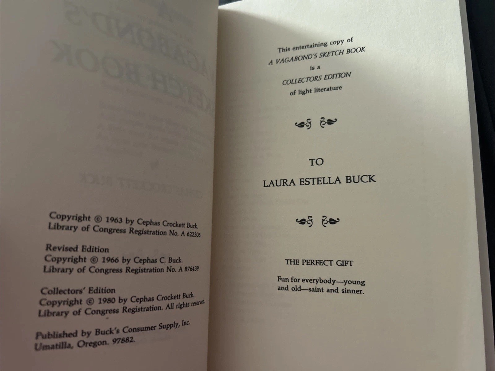 A vagabond Sketchbook By Cephas Crockette Buck Hardback 1963