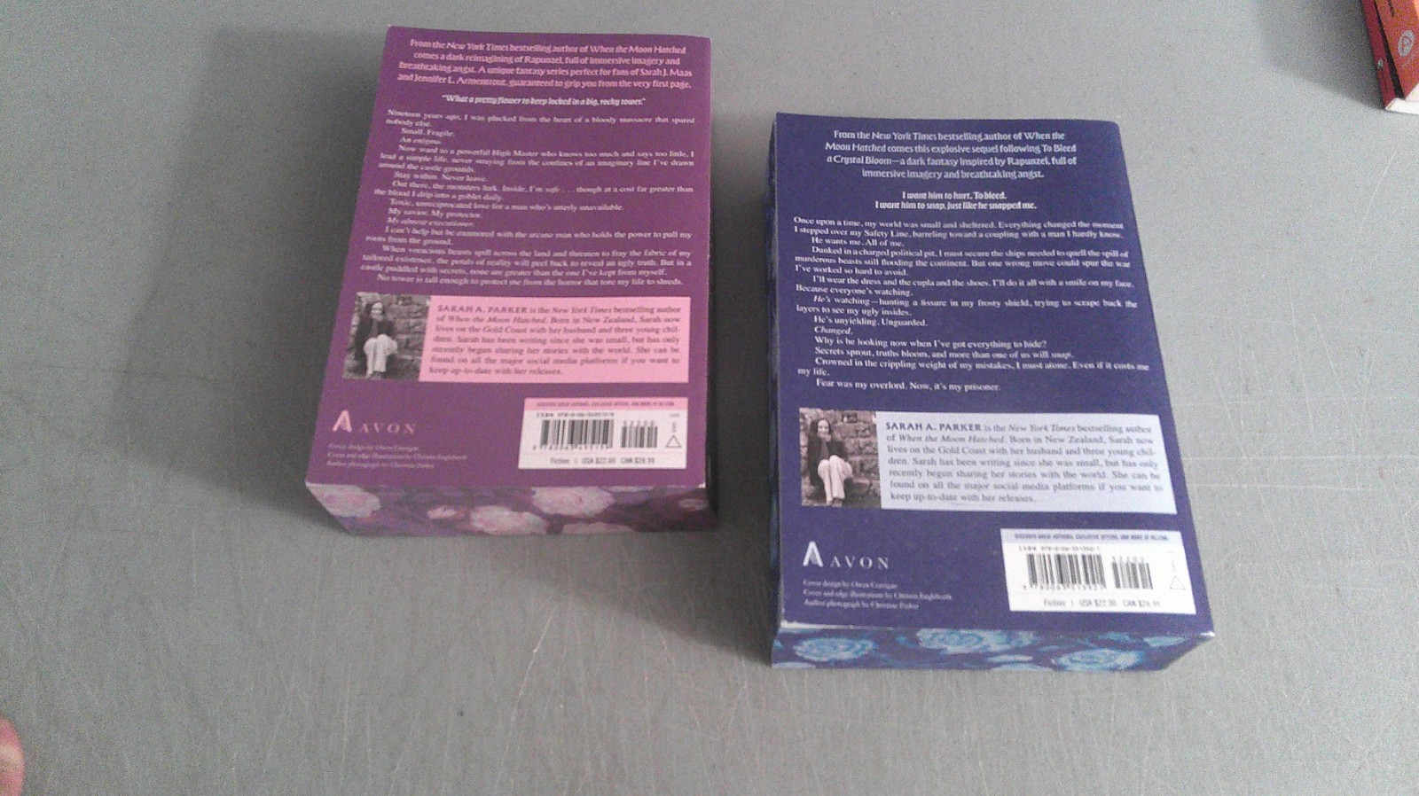 To Bleed A Crystal Bloom & To Snap A Silver Stem Trade Paperback Sarah A. Parker
