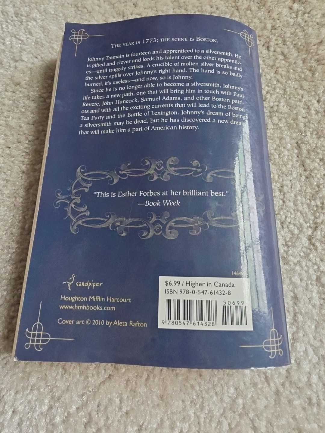 Johnny Tremain : A Newbery Award Winner by Esther Hoskins Forbes