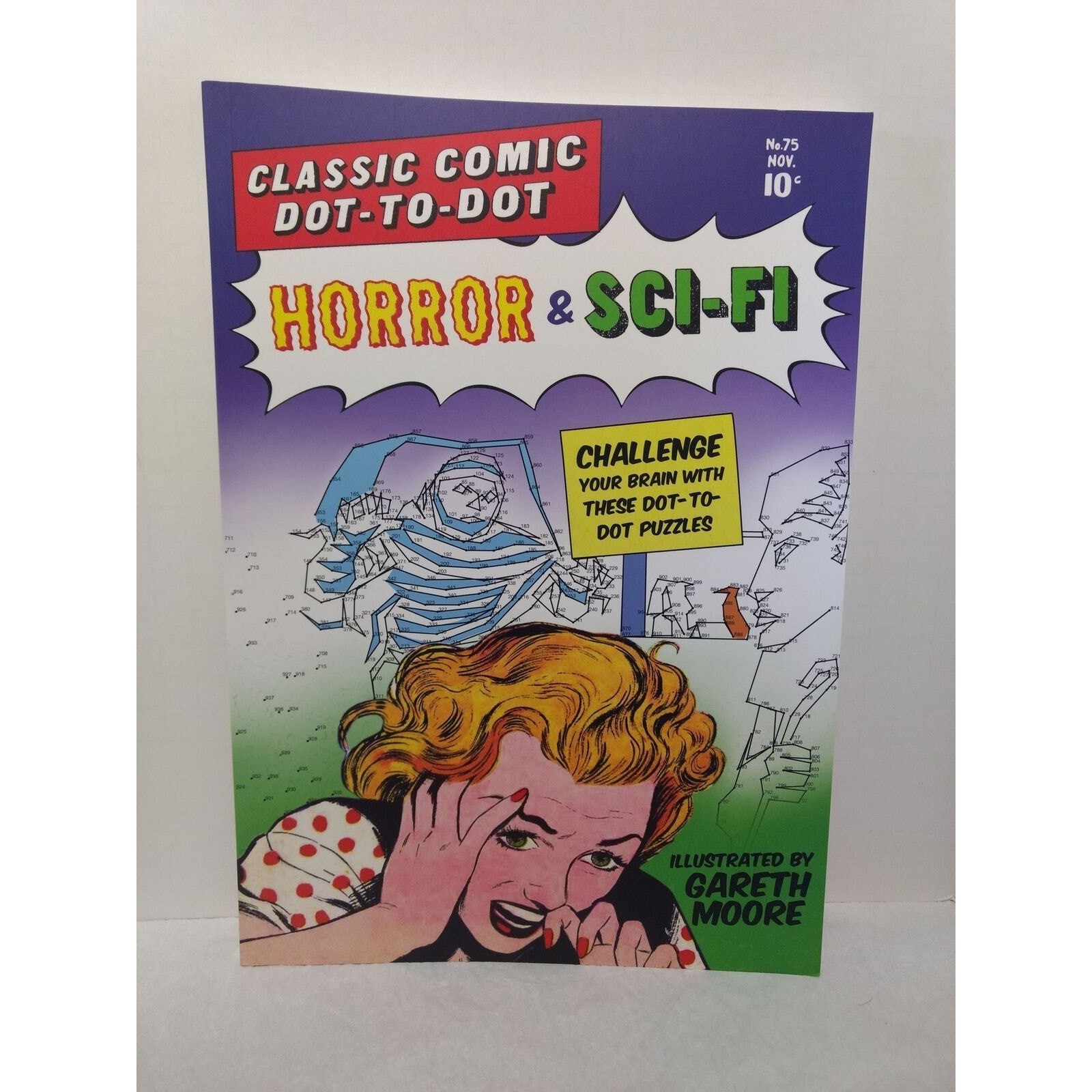 Classic Comic Dot to Dot – Horror and Sci-Fi – 128 Pages