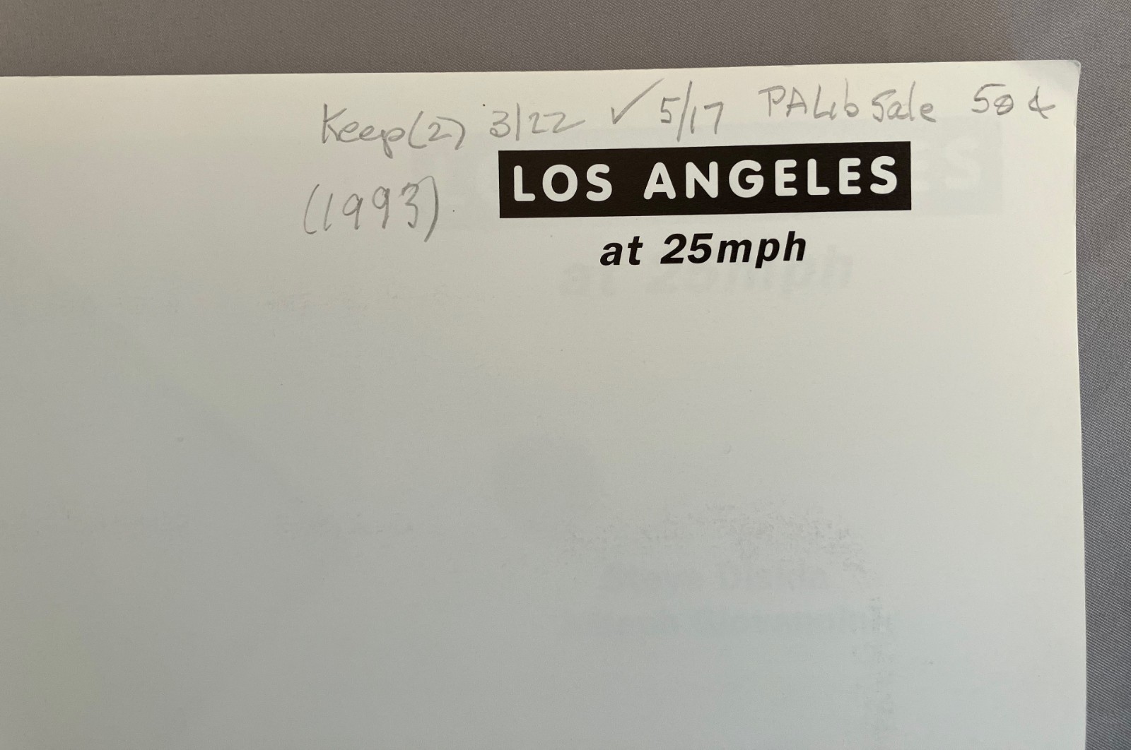 Photo book: LA at 25mph by Steve Diskin and Joseph Giovannini