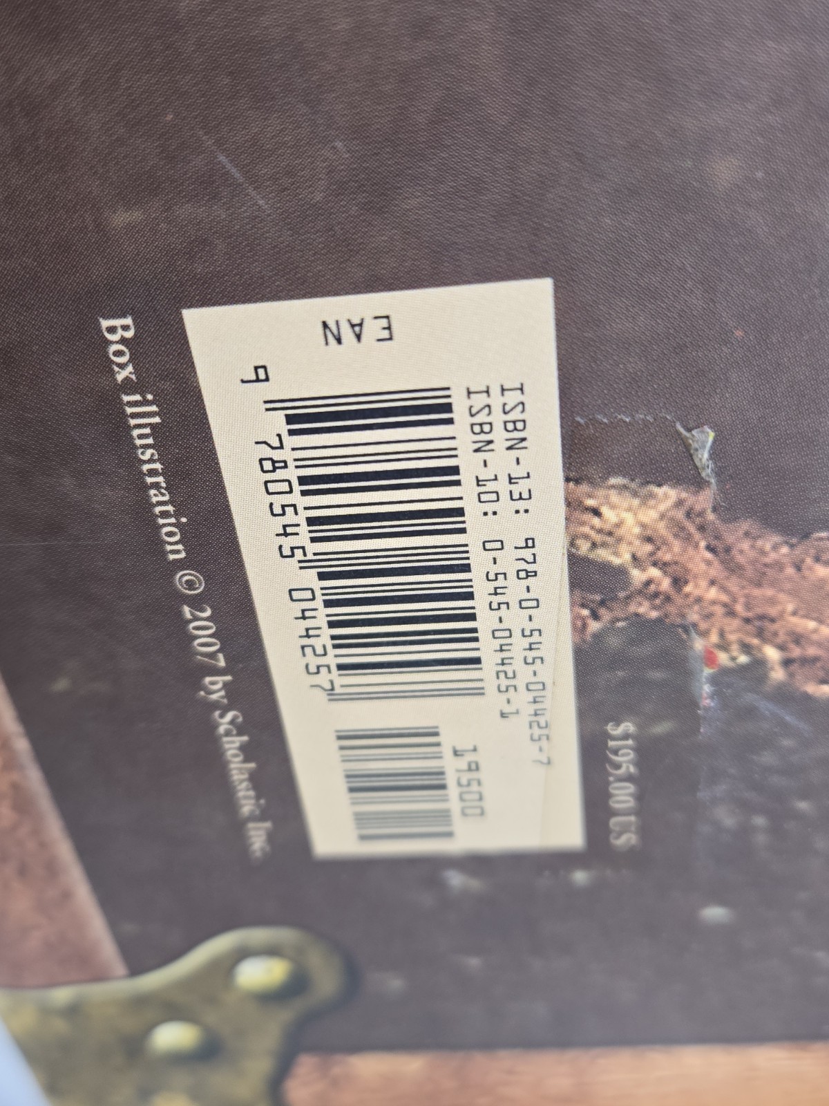 Harry Potter Box Set Books 1-7 Hardcover Complete Collectible Trunk Unread
