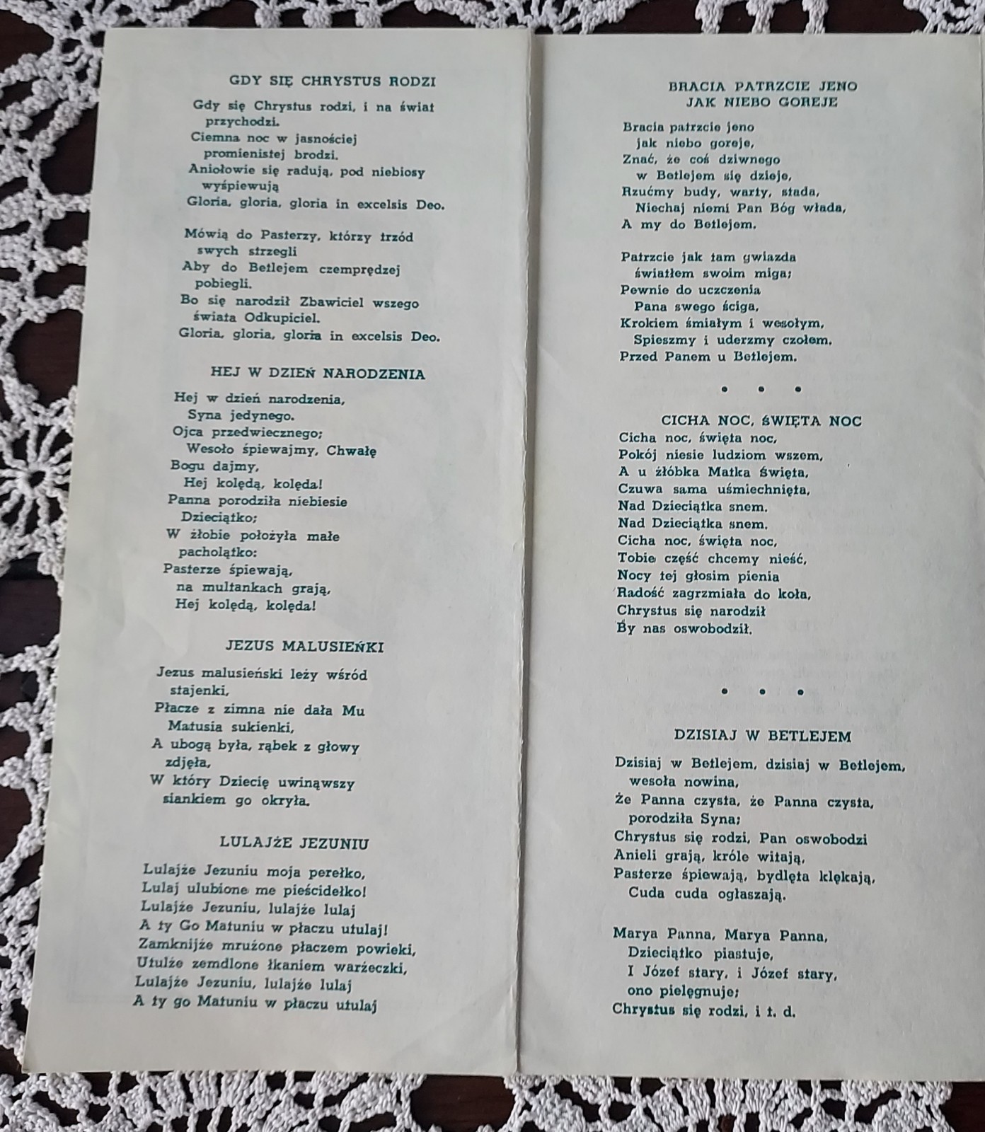 Vtg Wesotych Swiat Merry Christmas Phamphlet Book Songs Polish National Alliance