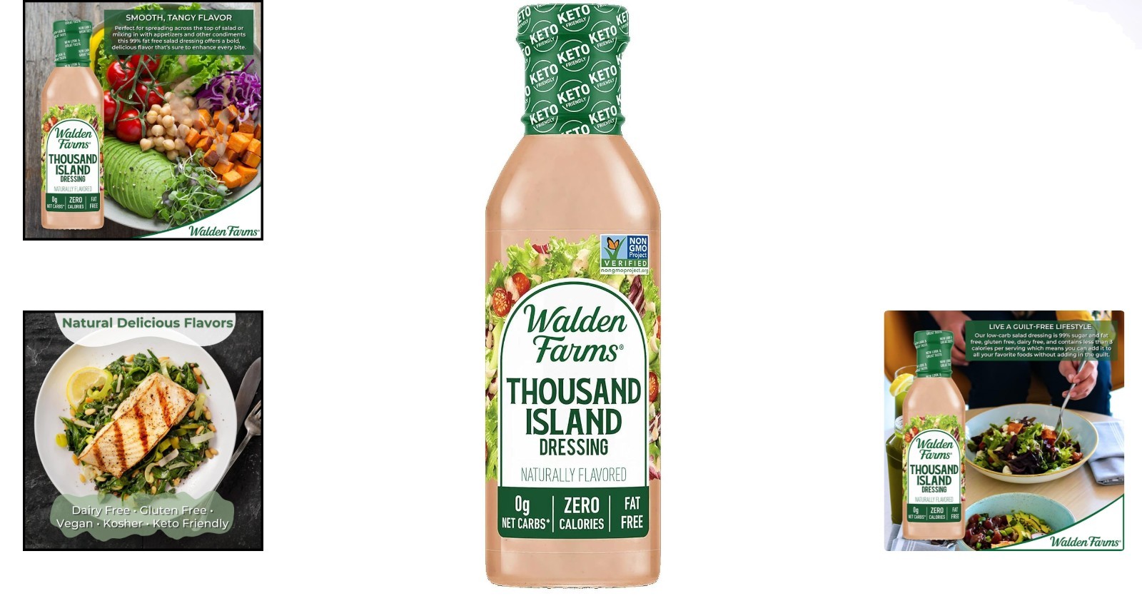 Versatile Thousand Island Dressing – 12 oz Low Carb, Gluten-Free Delight