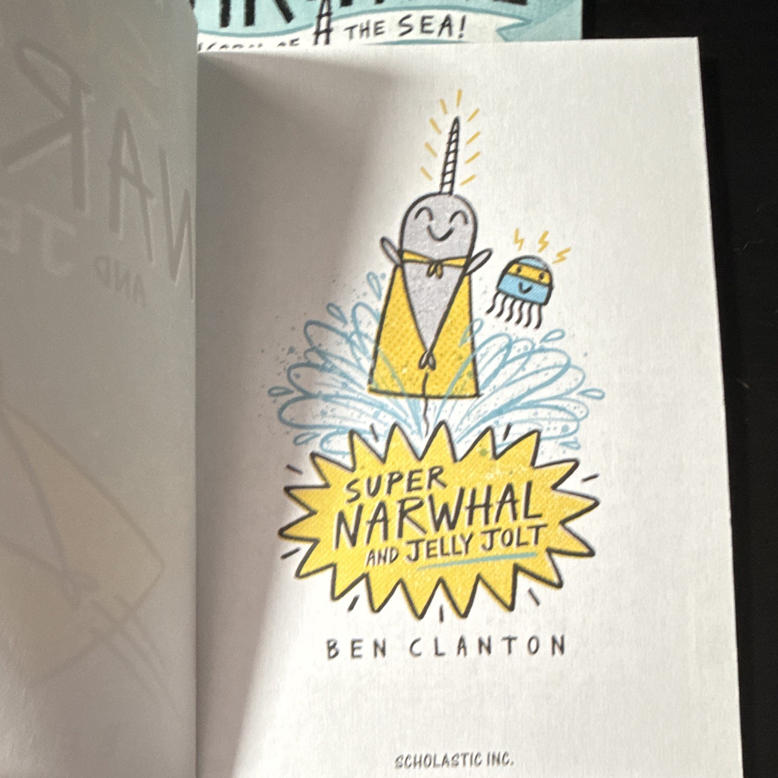 Ben Clanton Narwhal and Jelly Book Lot of 4 Scholastic PB Illustrated Ages 4-8