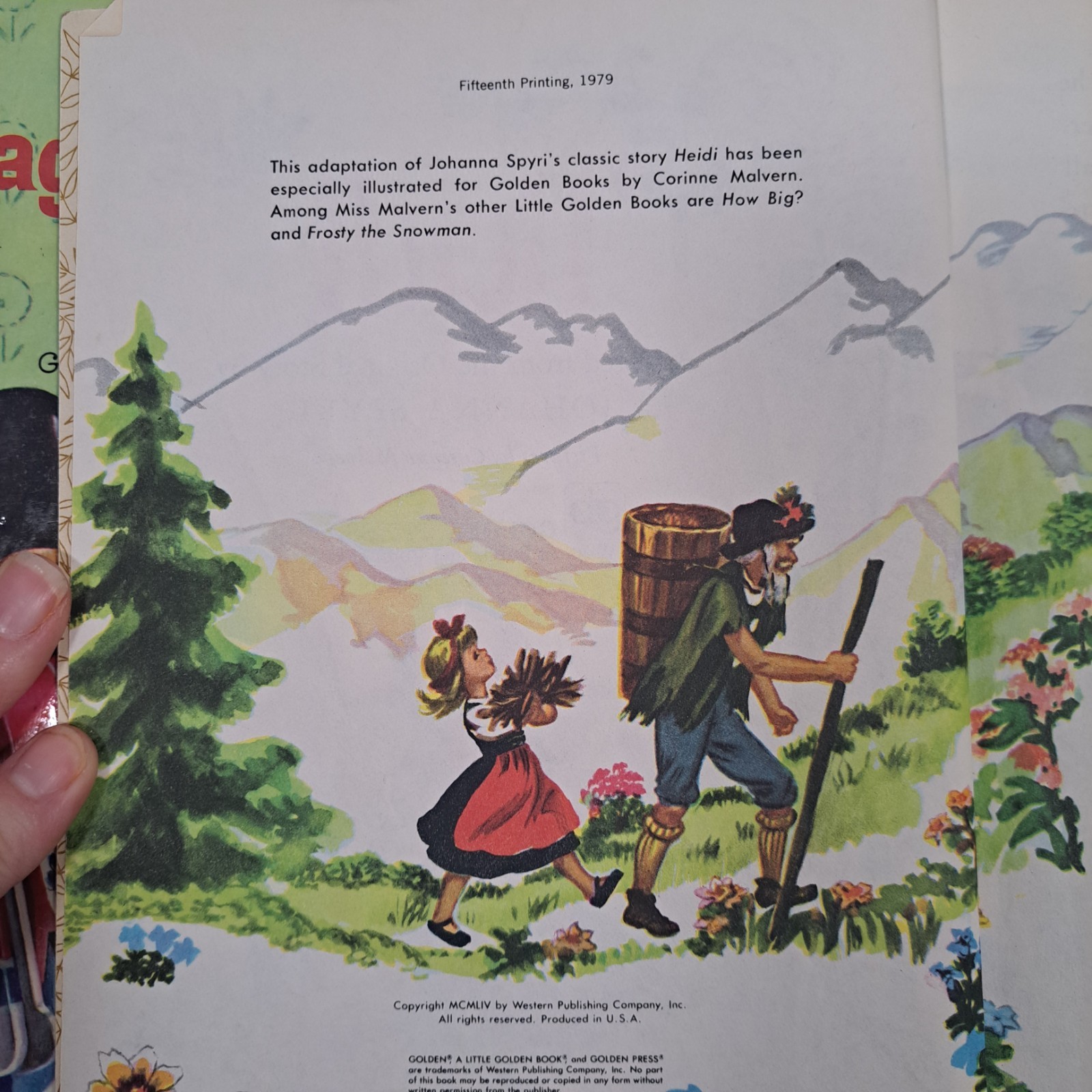 Vtg 8 Little Golden Books Benji Return Oz Heidi Raggedy Ann Duck Tale Bugs Howdy