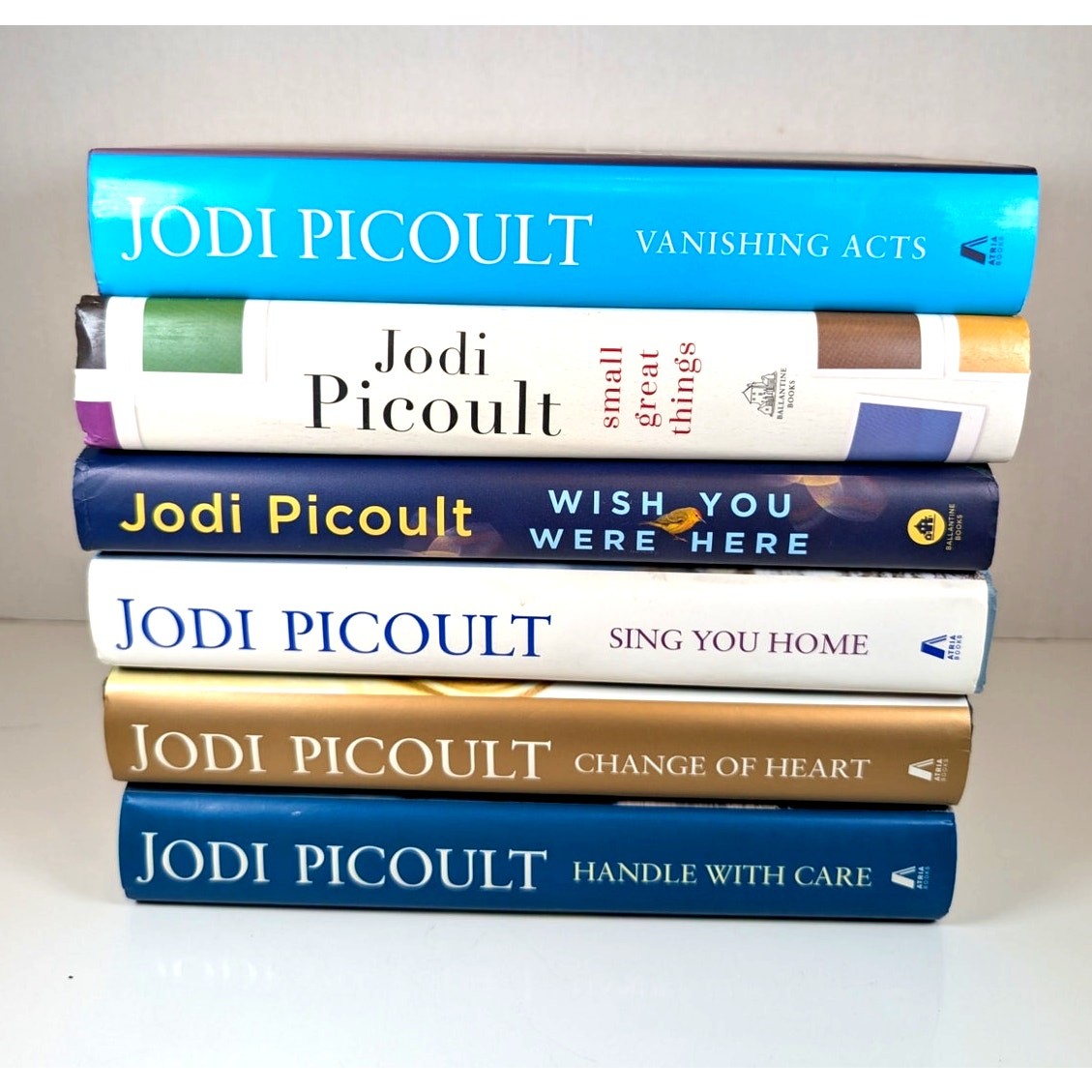 Lot of 6 JODI PICOULT Novels Books Series Hardcover/Dust Jacket (CD included)