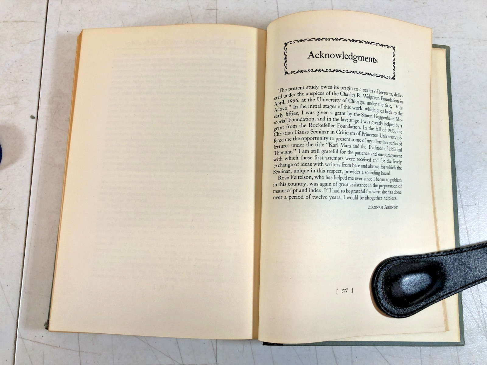 The Human Condition, Hannah Arendt 1958, E-104