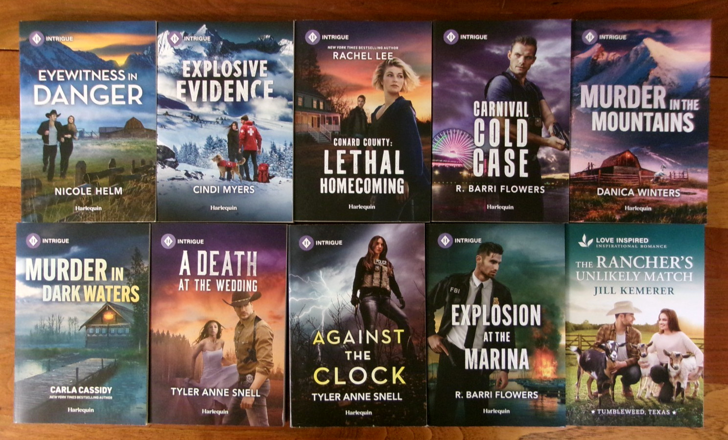 New Lot of 10 Harlequin Intrigue + Books March April, 2026