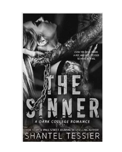 Shantel Tessier by The Sinner A Dark College Romance Paperback Free Shipping