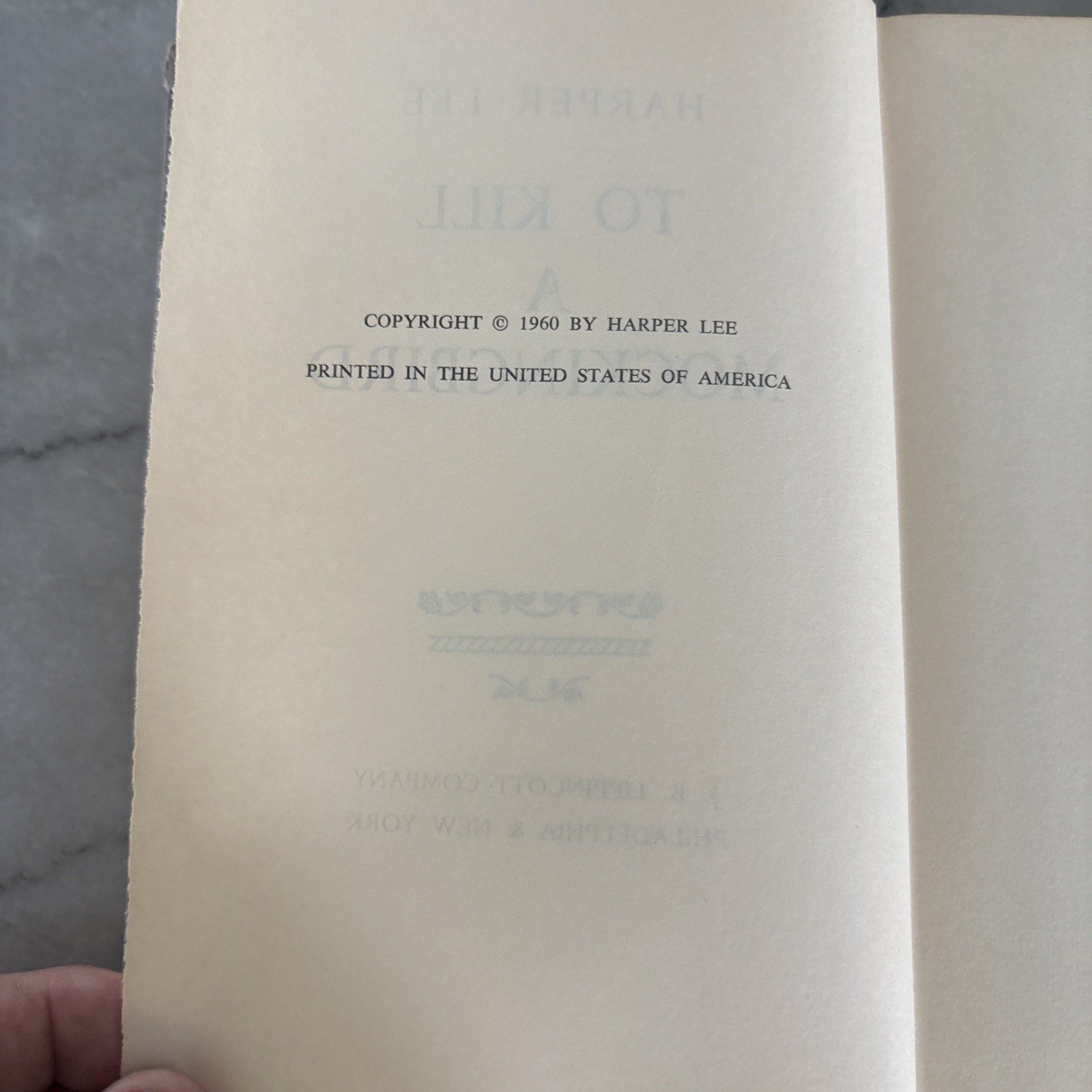 To Kill a Mockingbird Book Harper Lee Vintage 1st Edition Book Club Hardcover