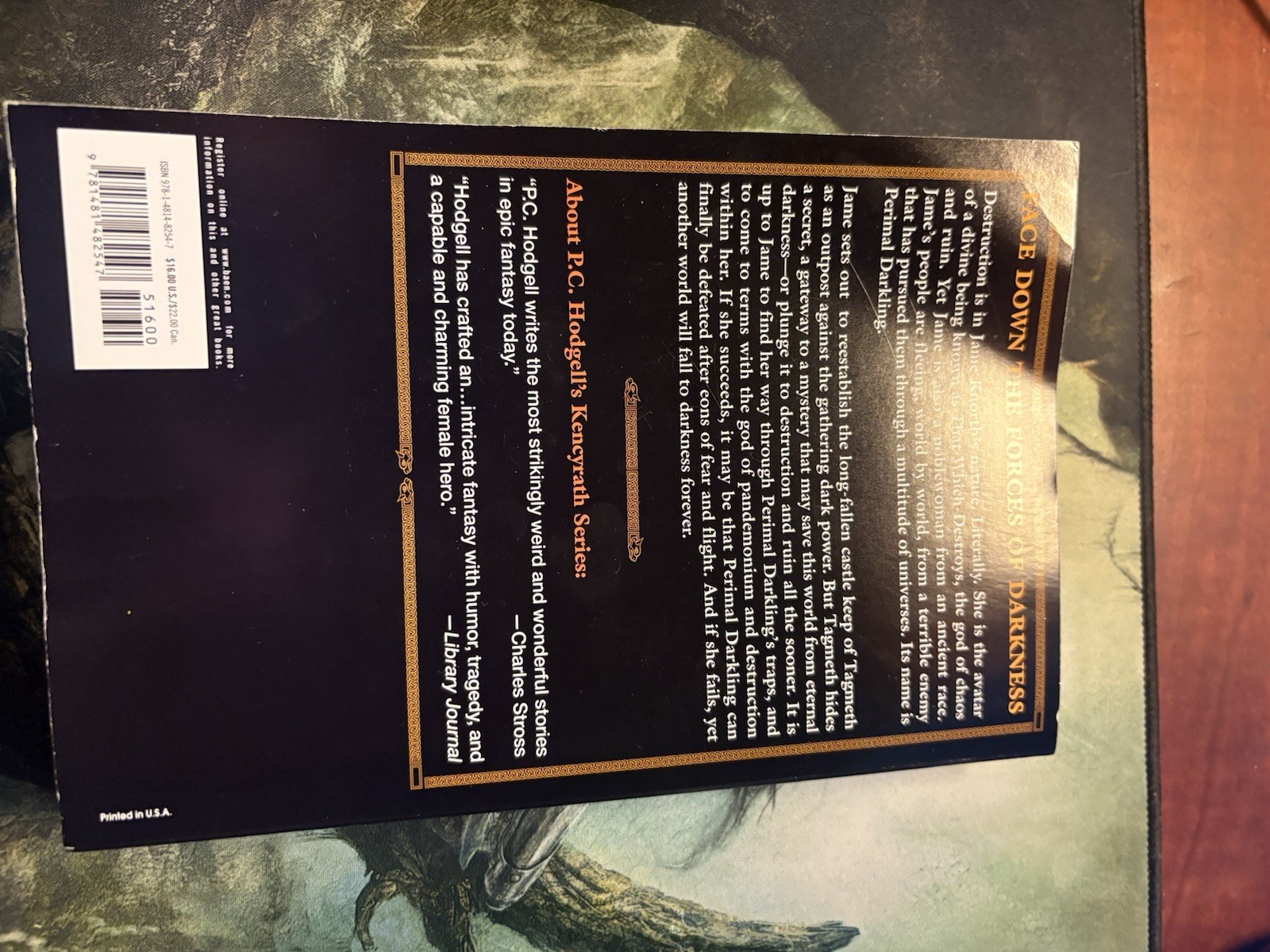P. C. Hodgell The Gates of Tagmeth Kencyrath Paperback Baen 2017 1st Ed