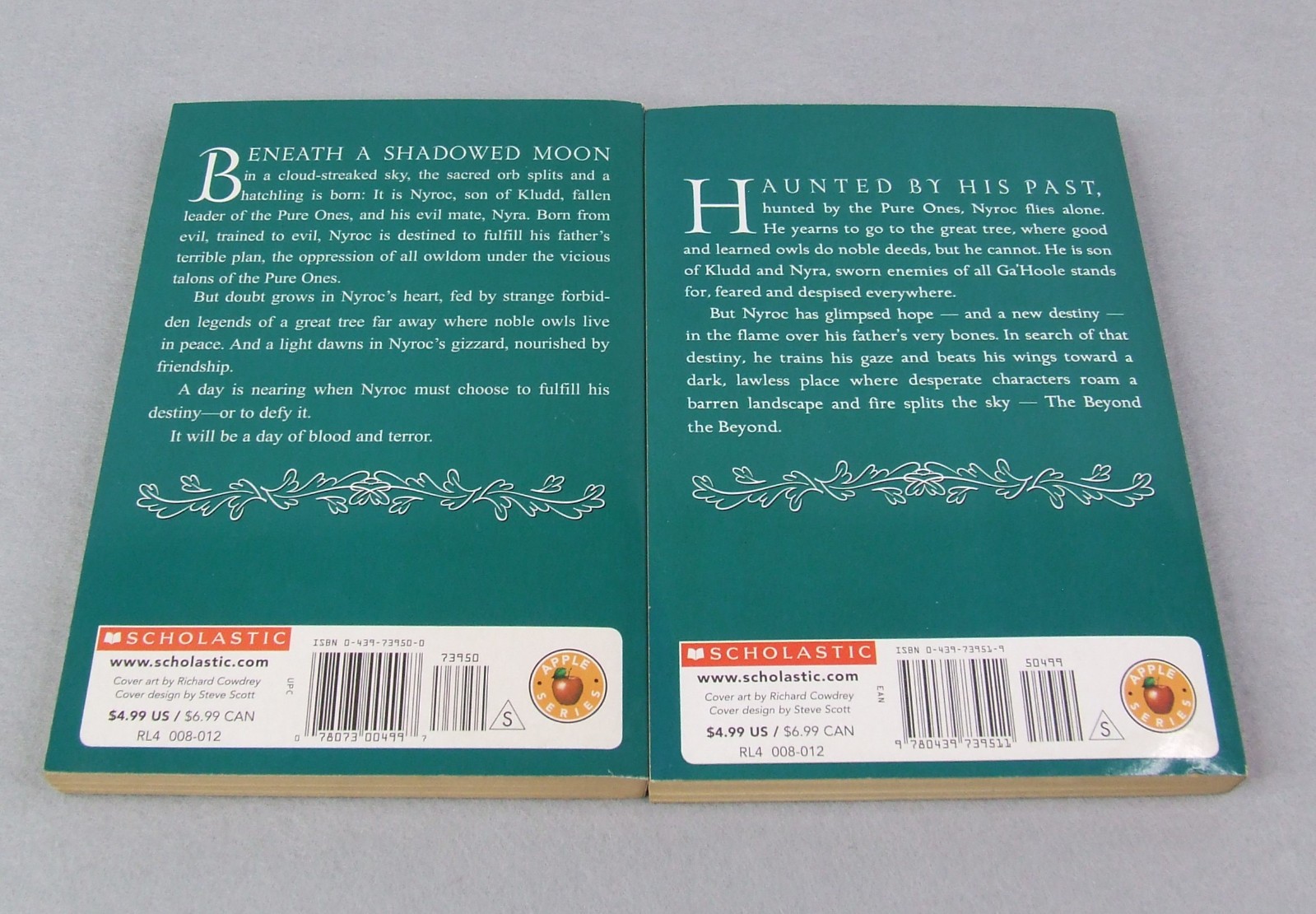 Guardians of Ga’Hoole Books 1-8 in Paperback by Kathryn Lasky
