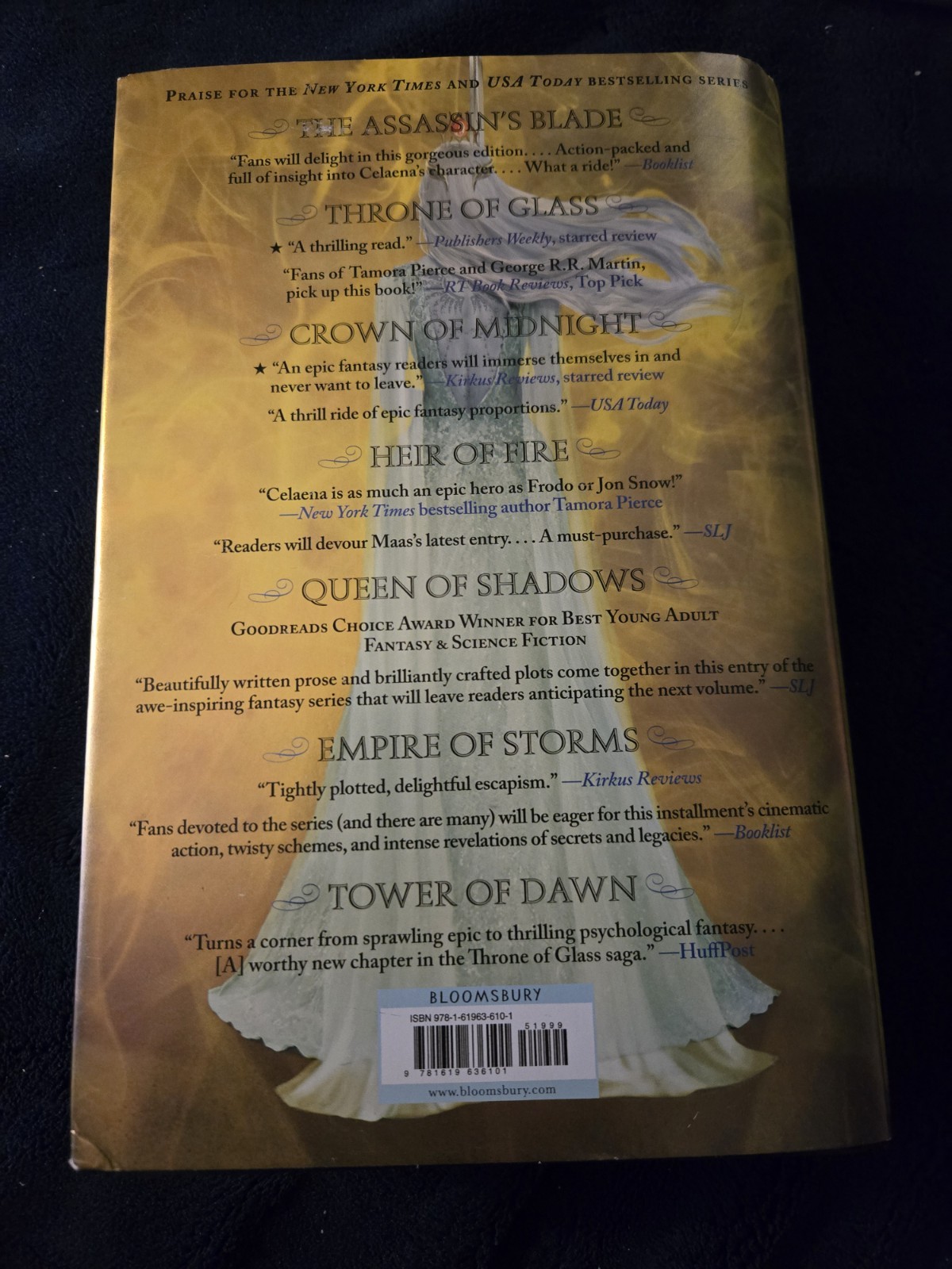 Kingdom Of Ash OOP Hardcover (Sarah J Maas, Throne Of Glass)