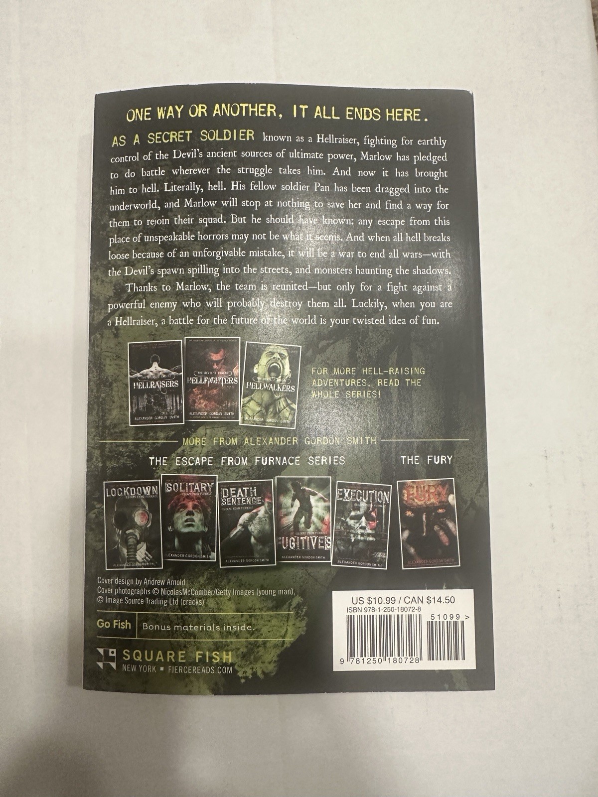 Square Fish Devil’s Engine: Hellwalkers Book 3 Alexander Gordon Smith Paperback
