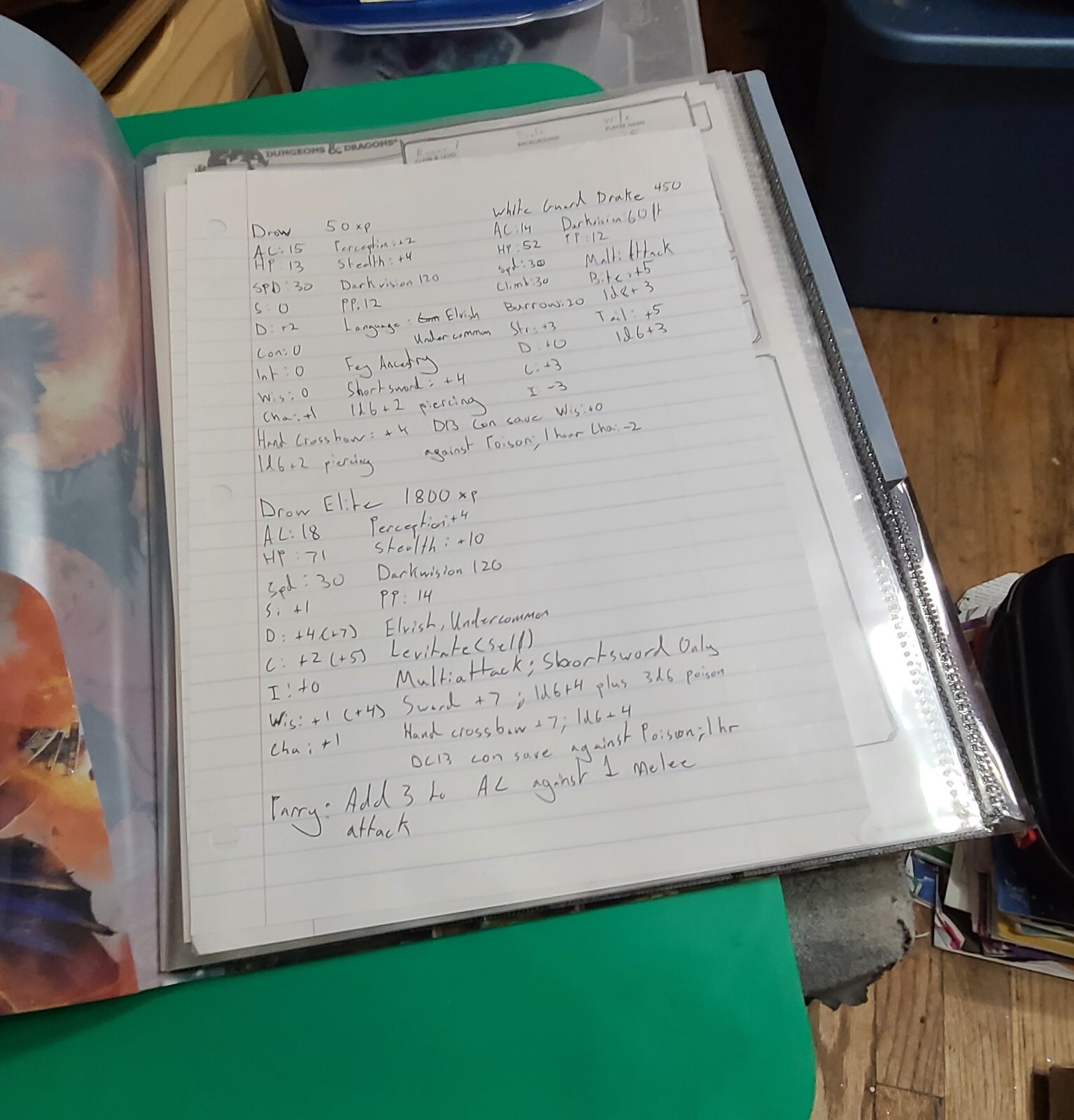 Dungeons Dragons Dragon of Icespire Peak Adventure + D&D Ultra Pro Folio Folder