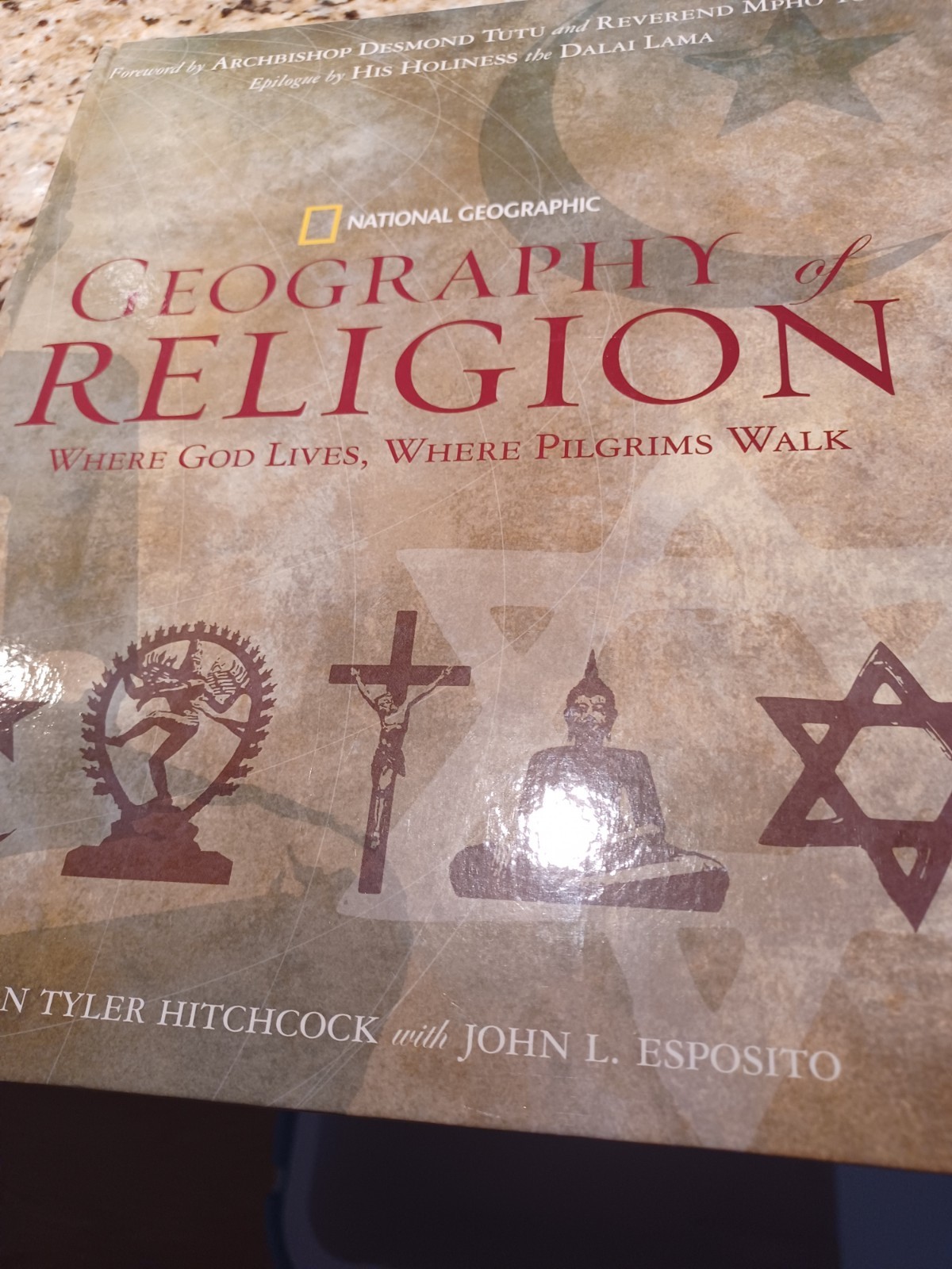 Geography of RELIGION Where G-D Lives Where Pilgrims Walk Hardcover 416 Pages