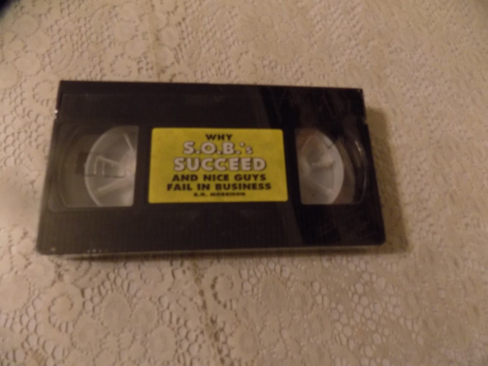 Why SOBs Succeed & Nice Guys Fail in Small Business VHS Bob Morrison NEW SEALED