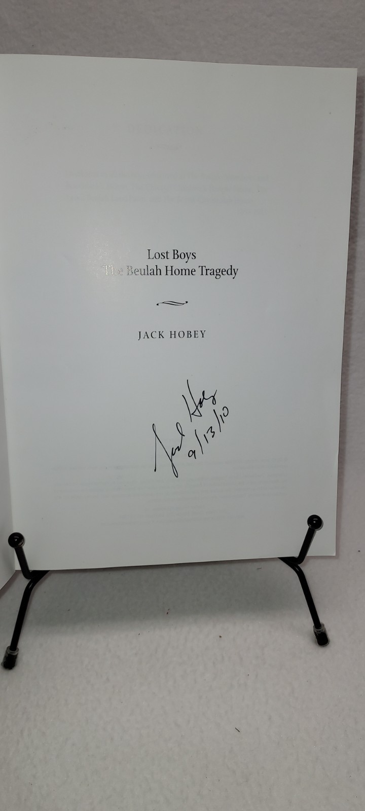 Lost Boys – The Beulah Home Tragedy – Signed 1st edition