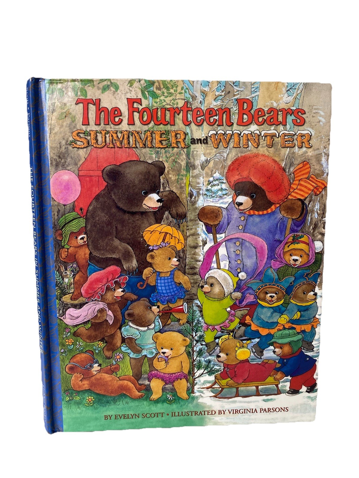 The Fourteen Bears in Summer and Winter By E. Scott-First Golden Classic Edition