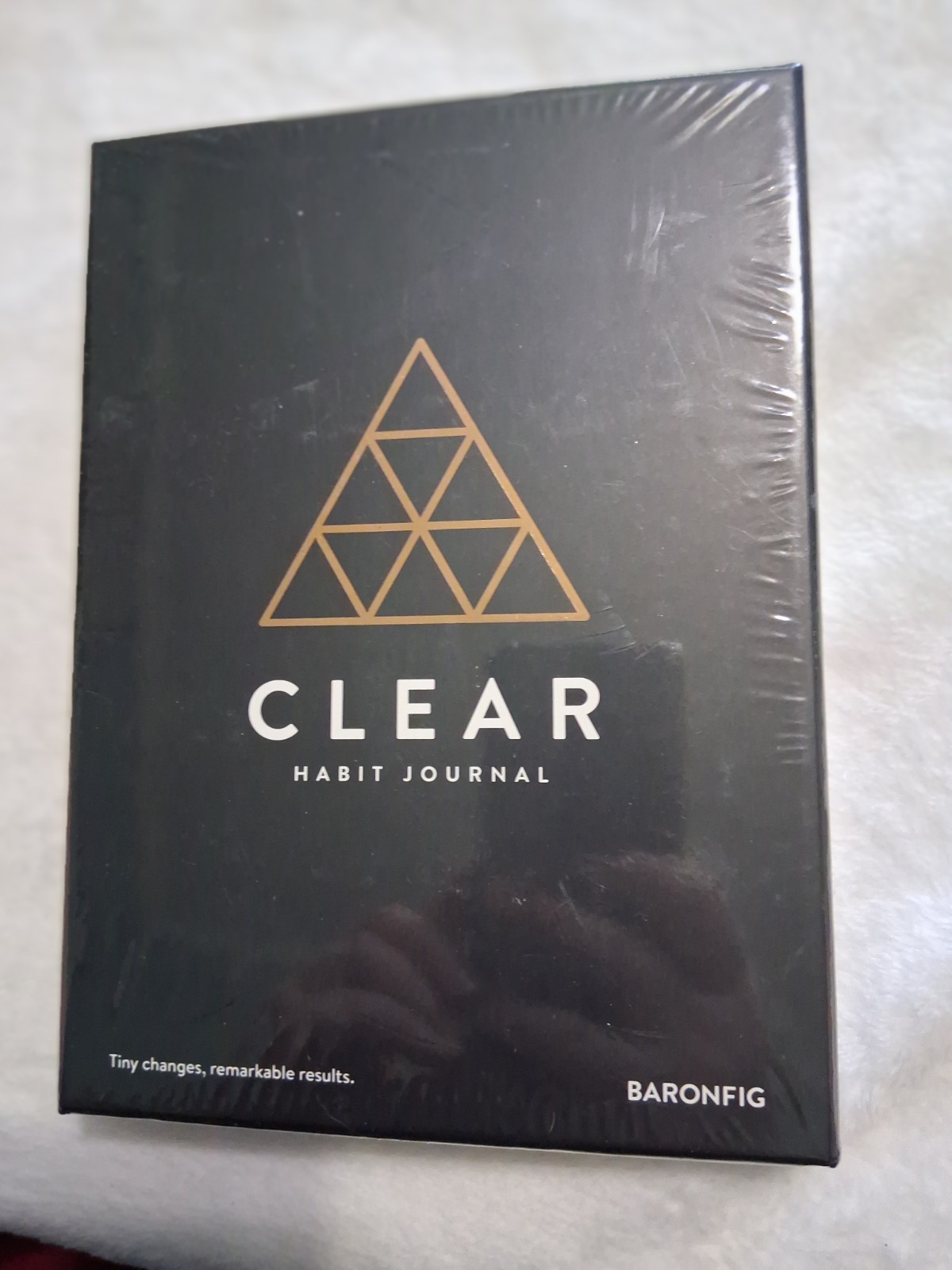Baronfig Clear Habit Journal Book Sealed Box Black Flagship James Clear NIP NEW